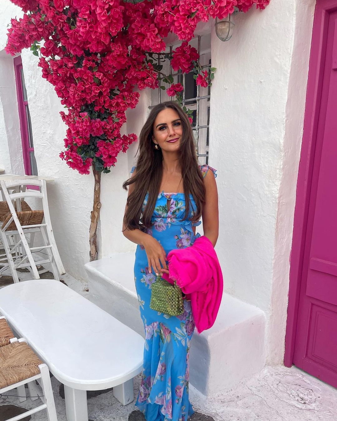 DESIGN Maxi Dress With Ruffle Detail
