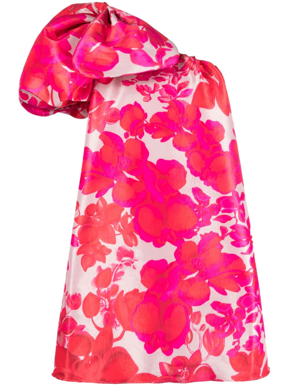 Mithali Floral-Print One-Shoulder Dress