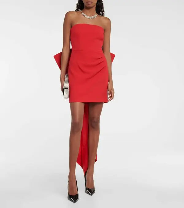 Caitlin Red Mini Dress