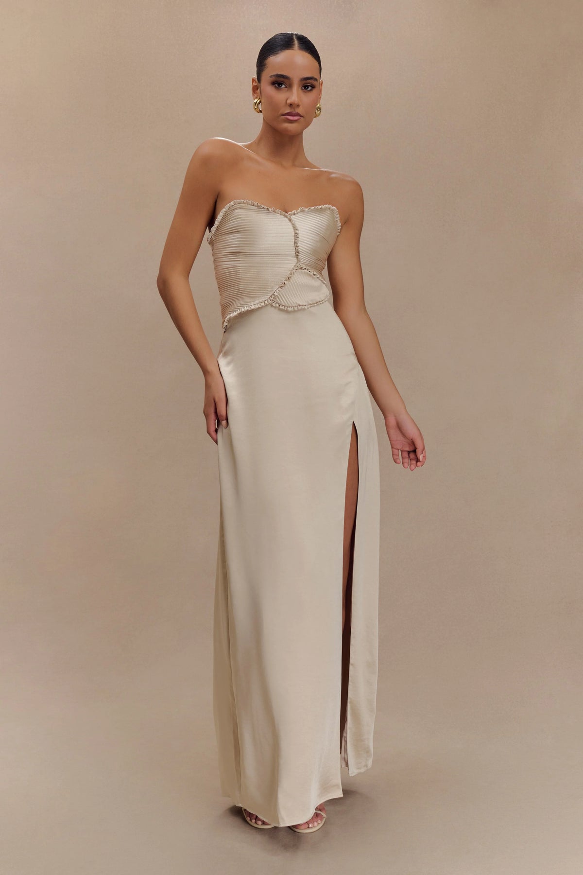 Larissa Satin Maxi Dress