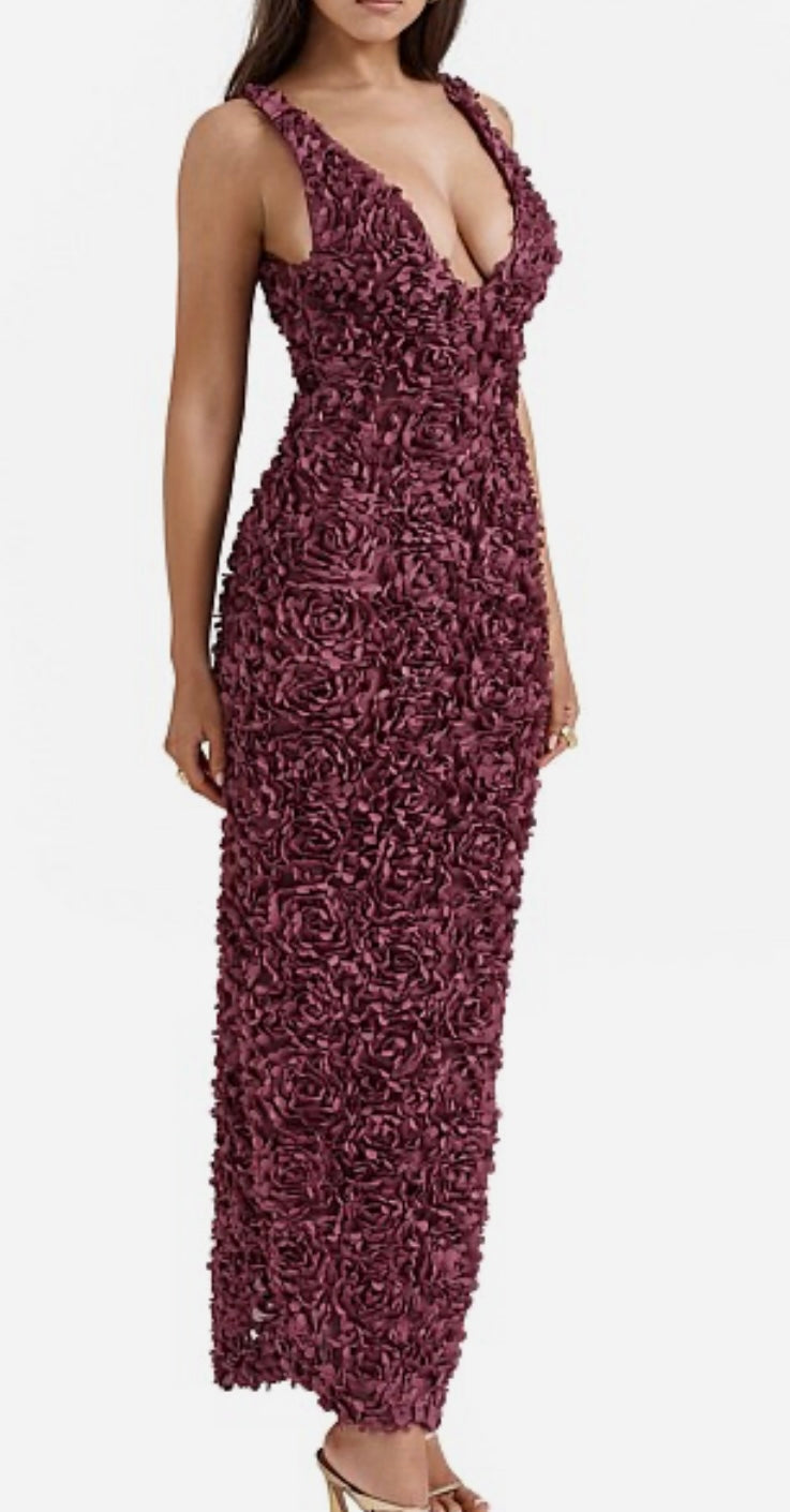 Carina Plunge Floral Dress