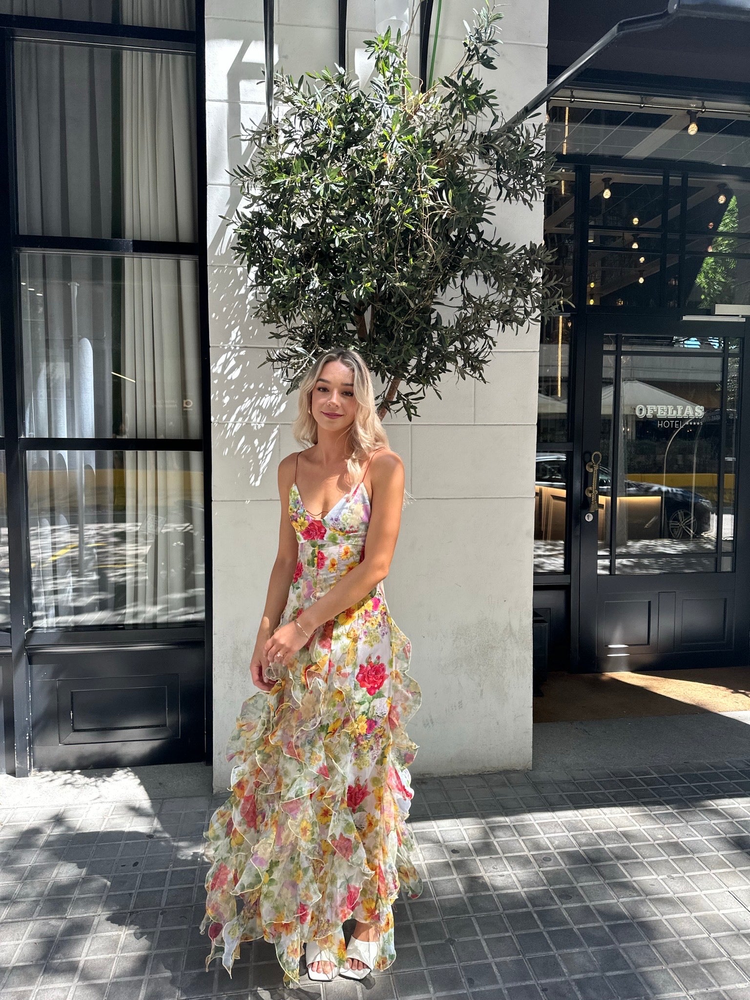 baroque flower maxi dress The Avery Dress in Ballad Blue Baroque Floral