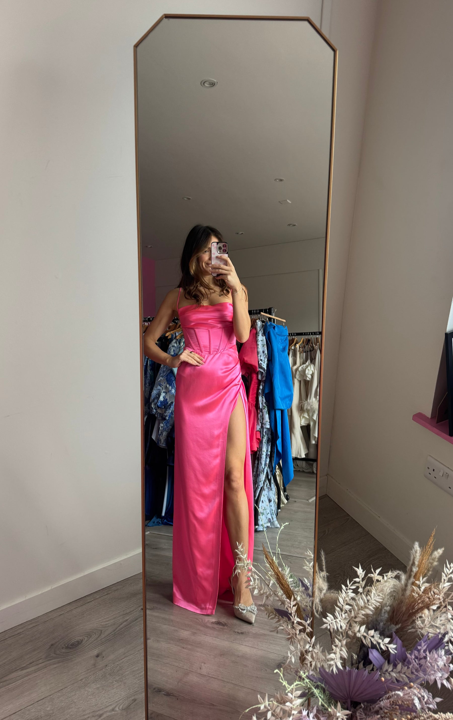 Retrofete Rosa Draped Maxi Dress