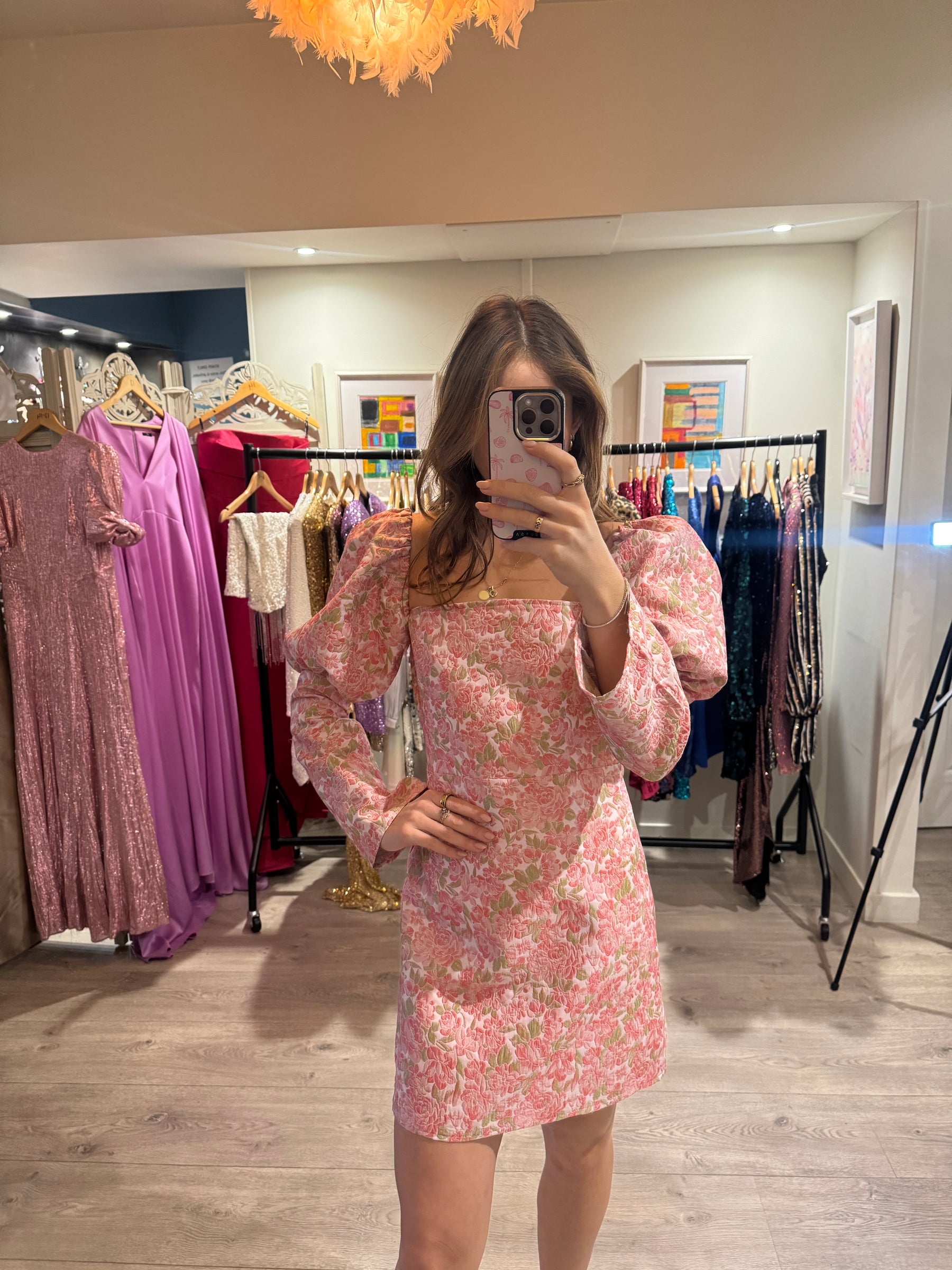 Pink Mini Dress