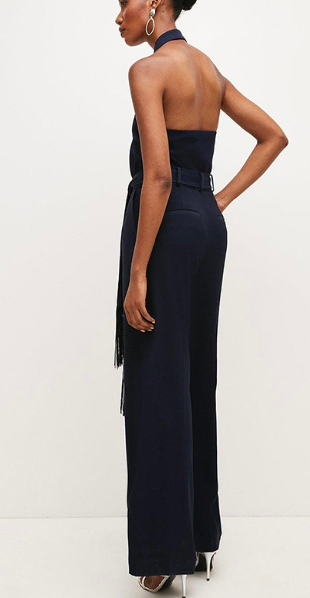 Tailored Wide Leg Jumpsuit