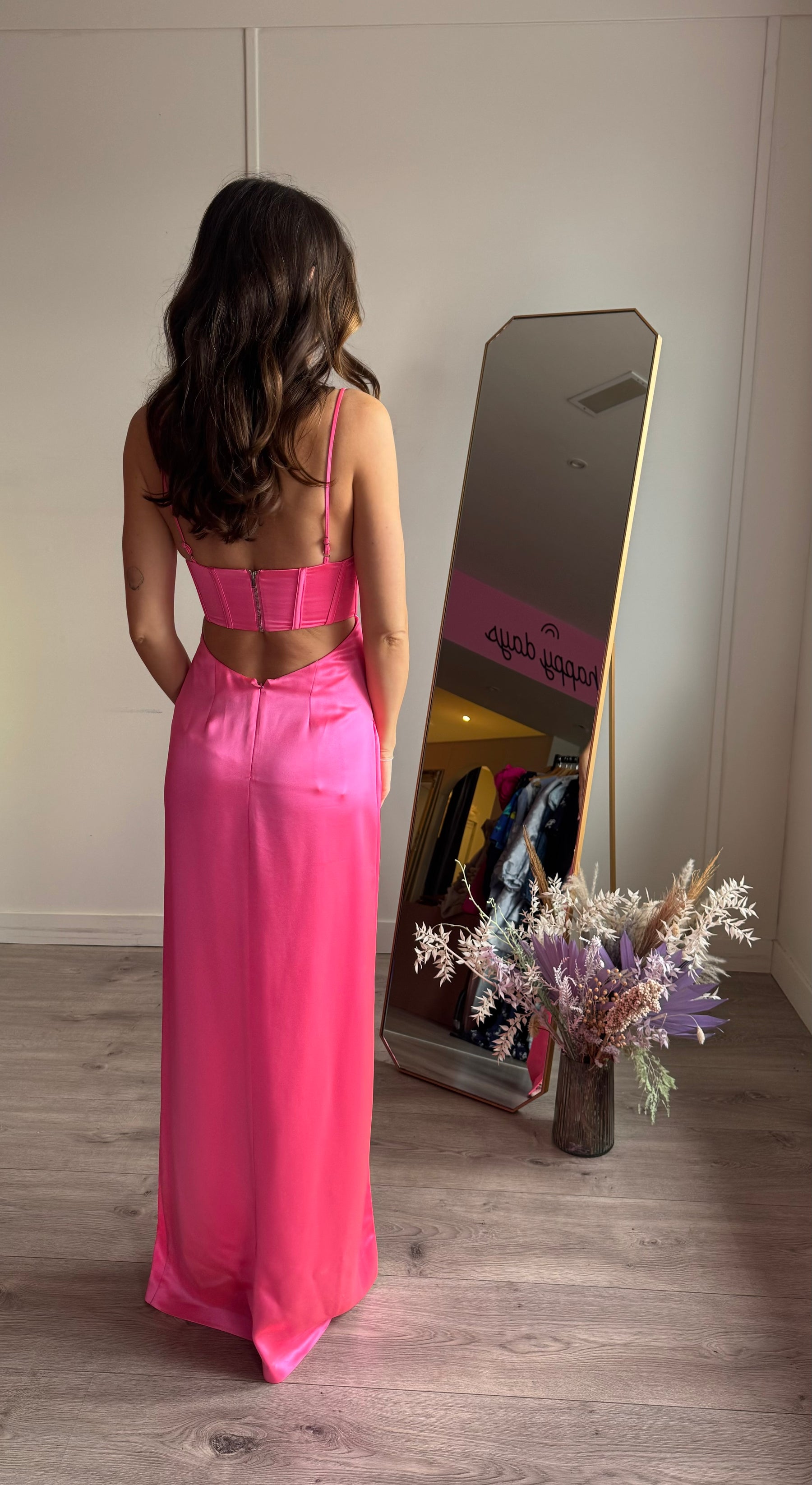 Retrofete Rosa Draped Maxi Dress