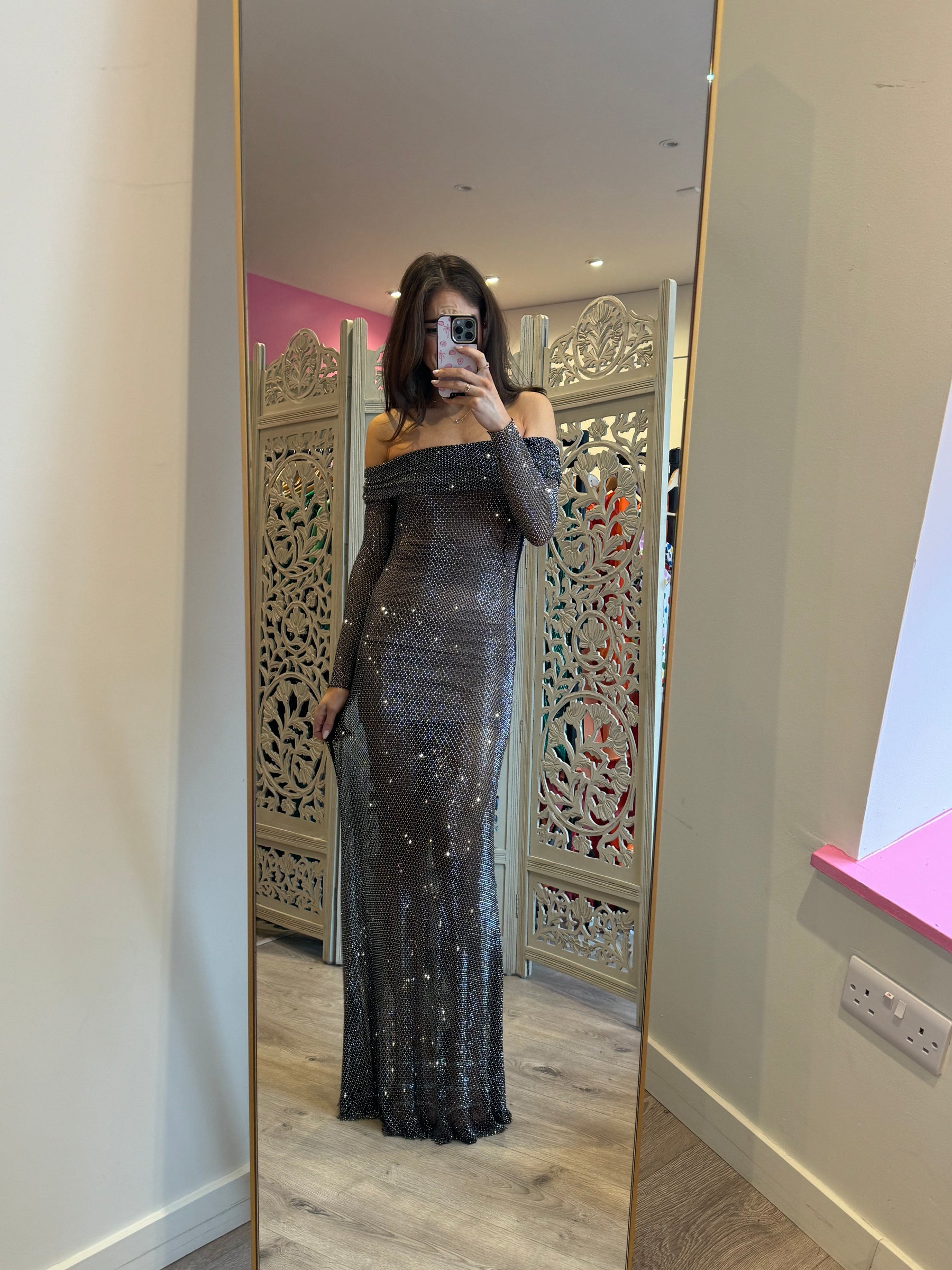 Fishnet Gown