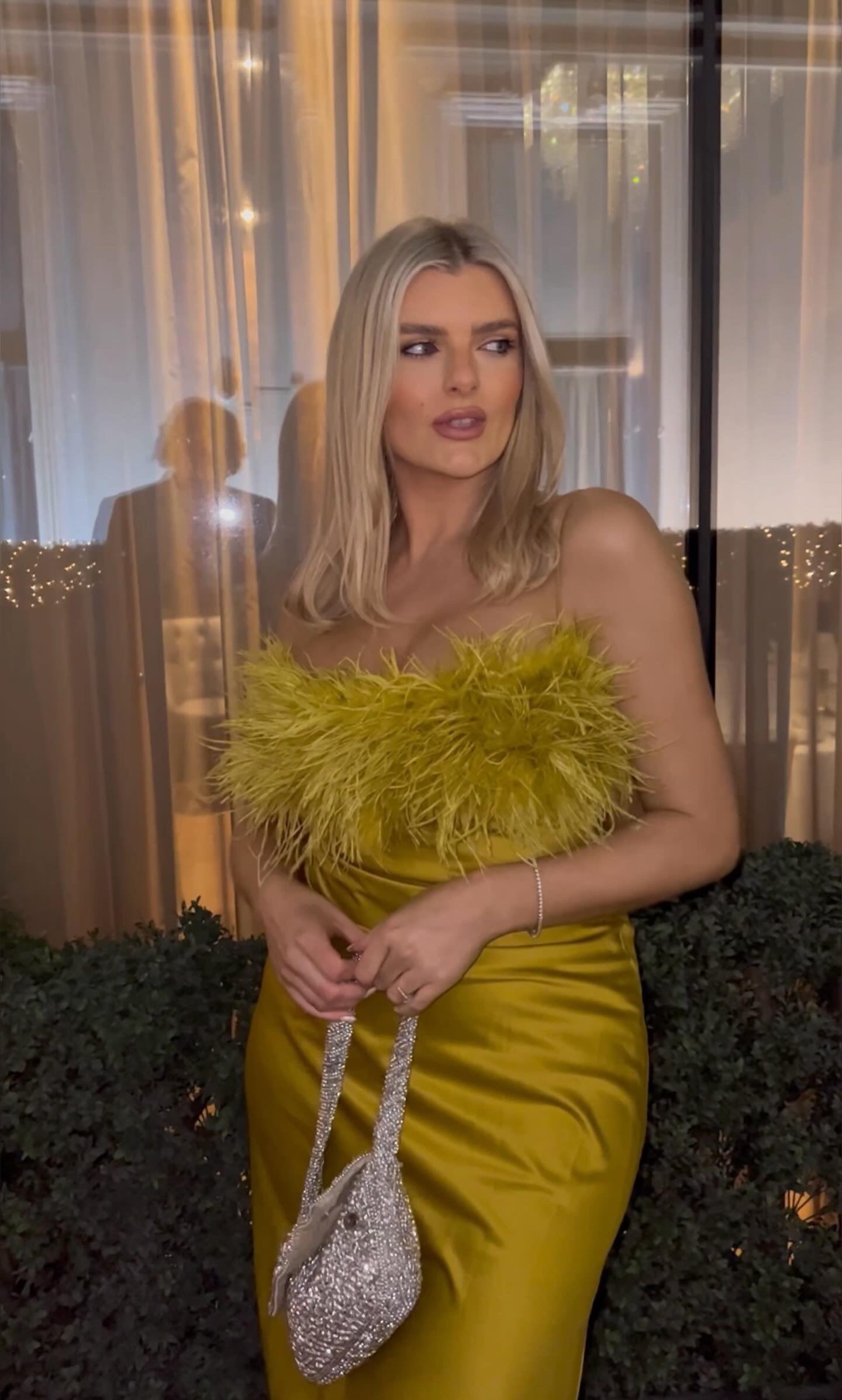 Renee Chartreuse Maxi Dress