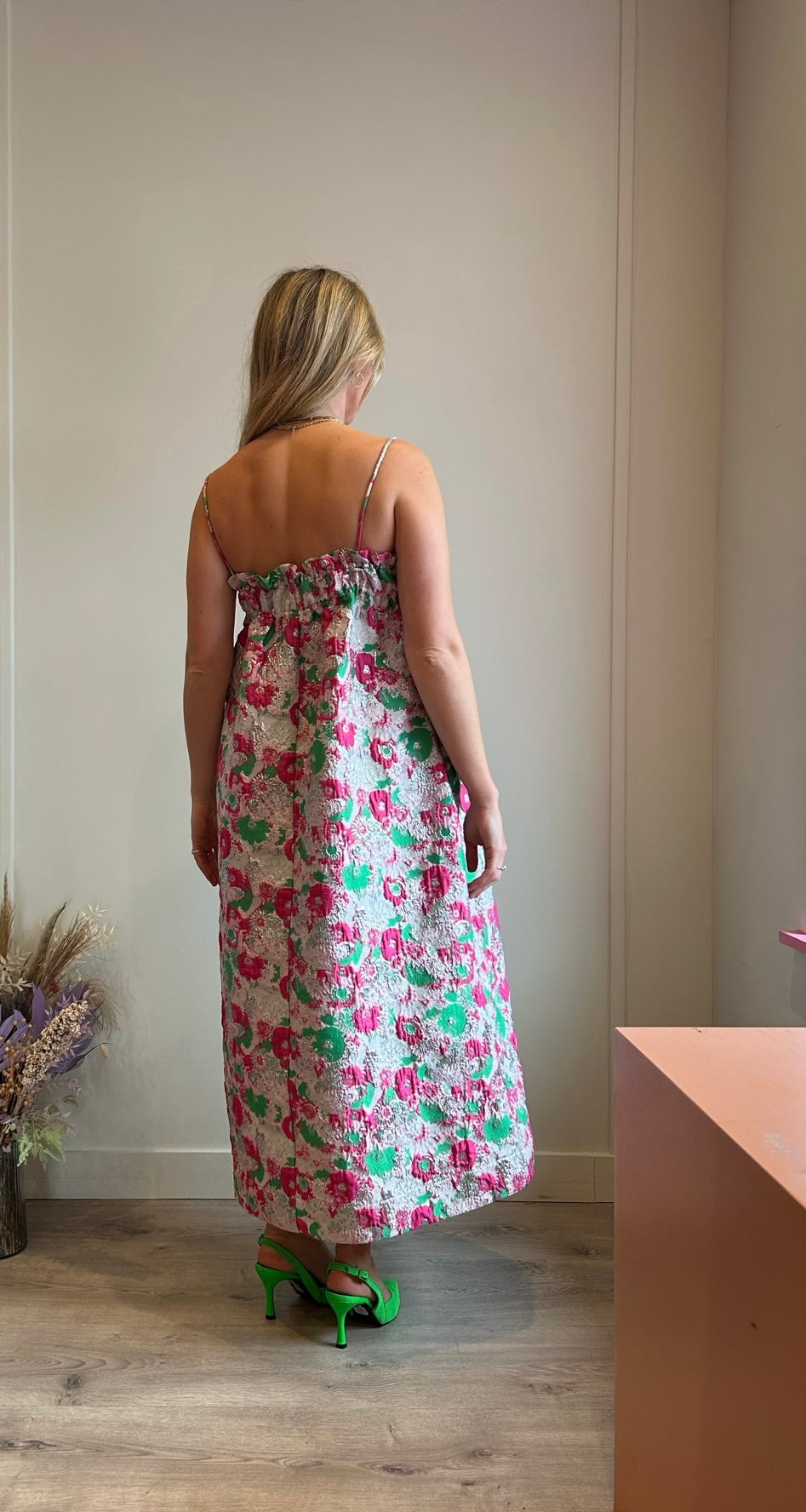 Jacquard Strap Dress