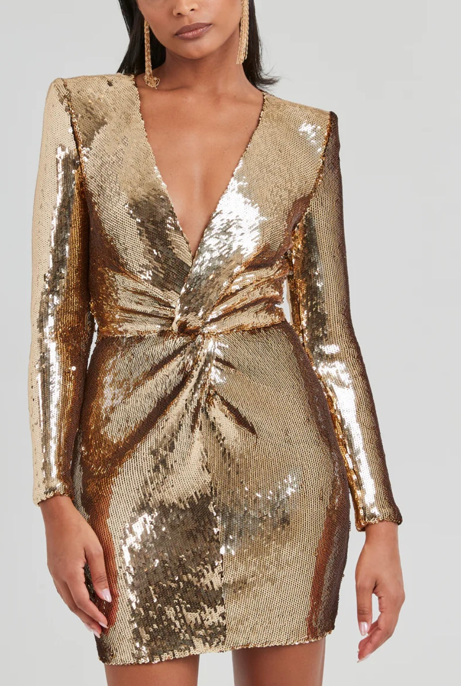 Jodie Gold Dress