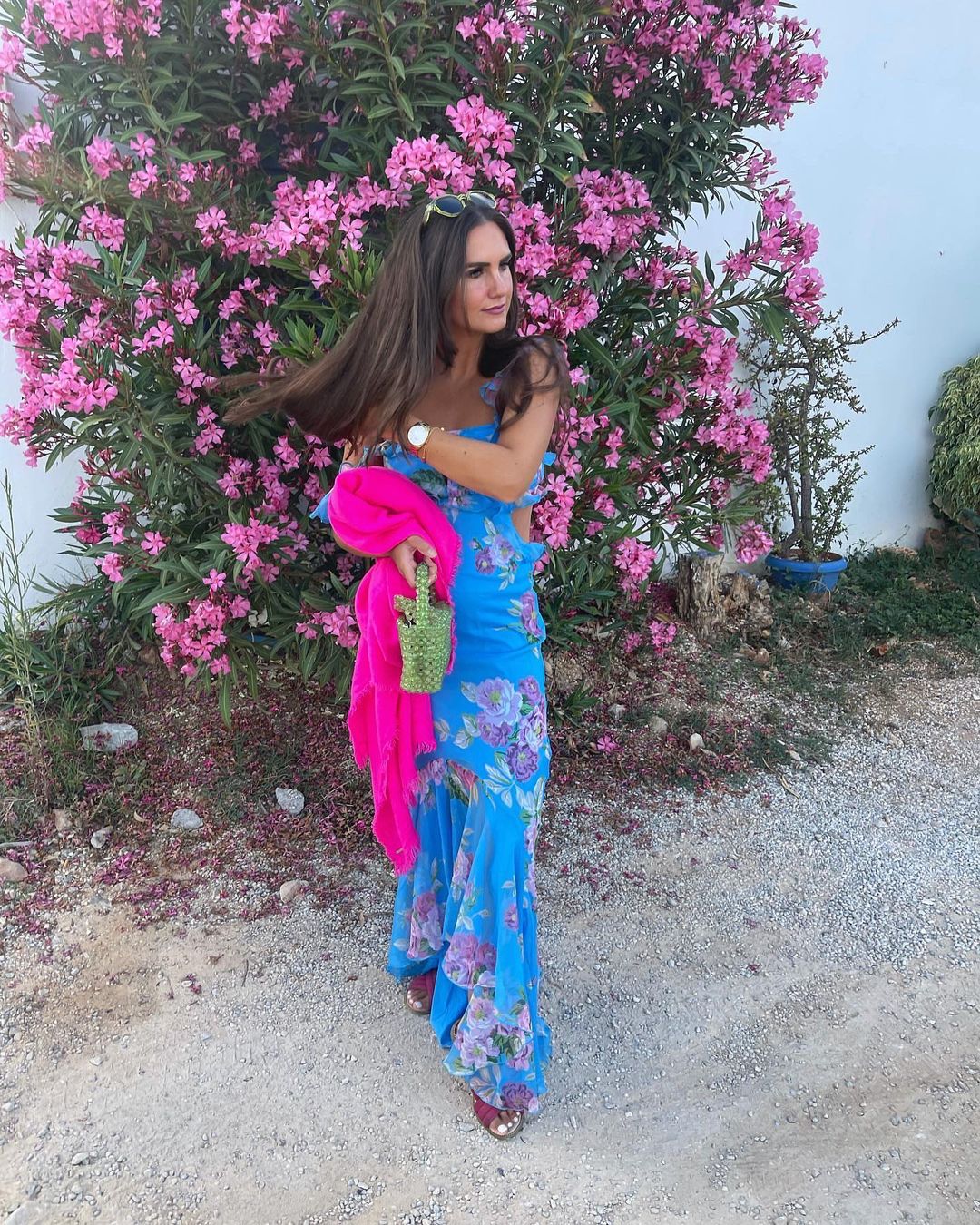 DESIGN Maxi Dress With Ruffle Detail