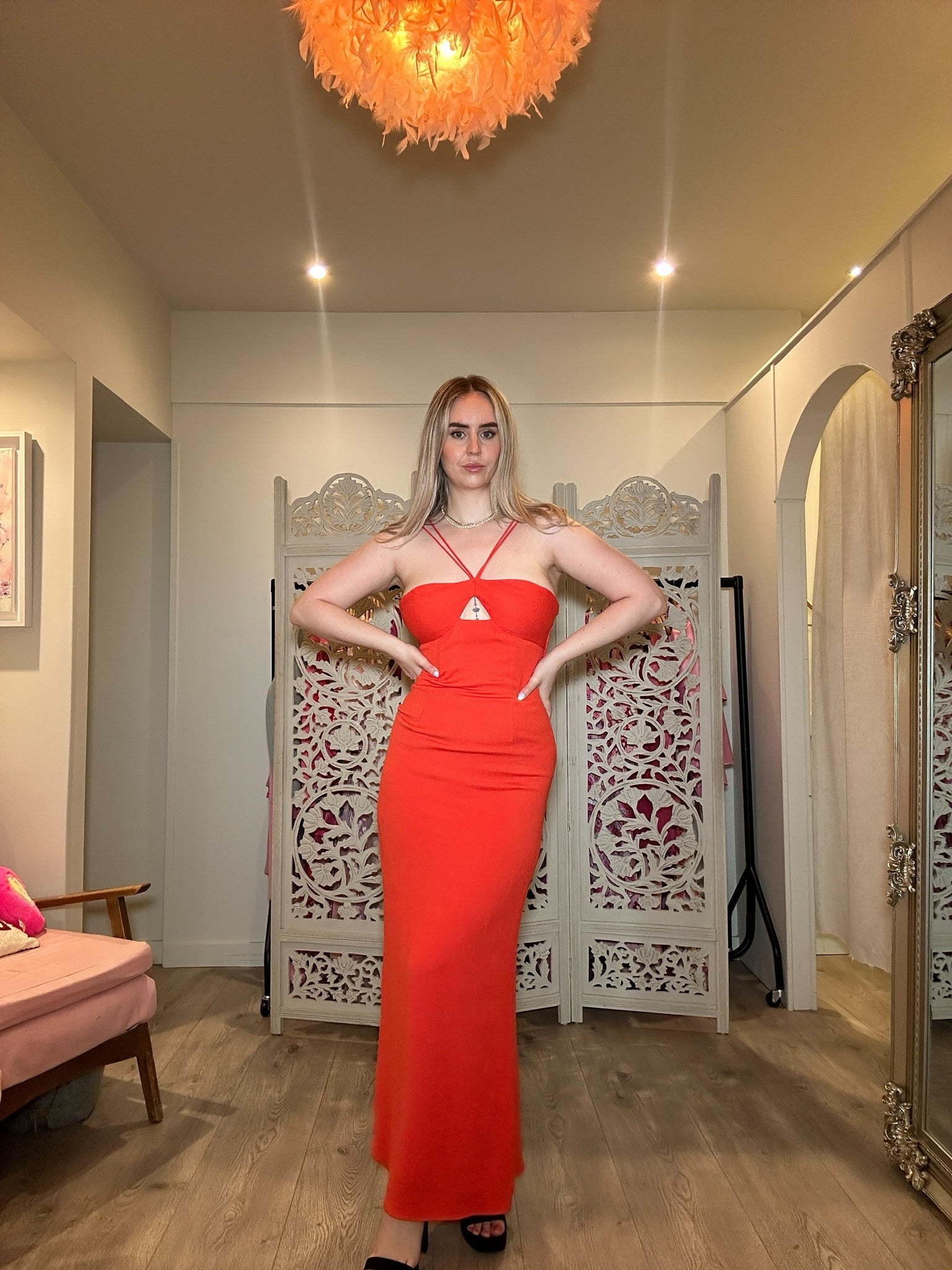 Cutout Maxi Dress