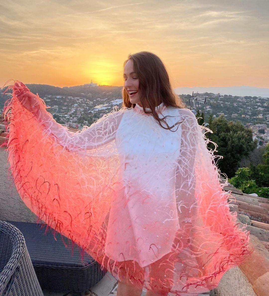 Ombre Cape