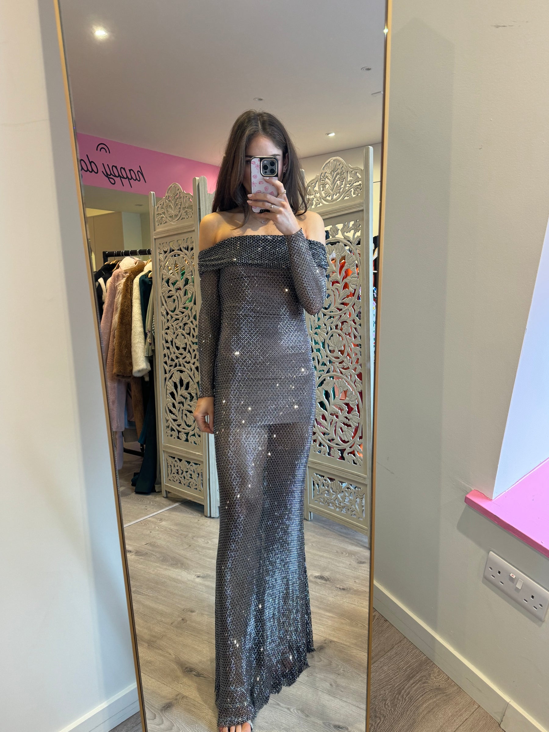 Fishnet Gown