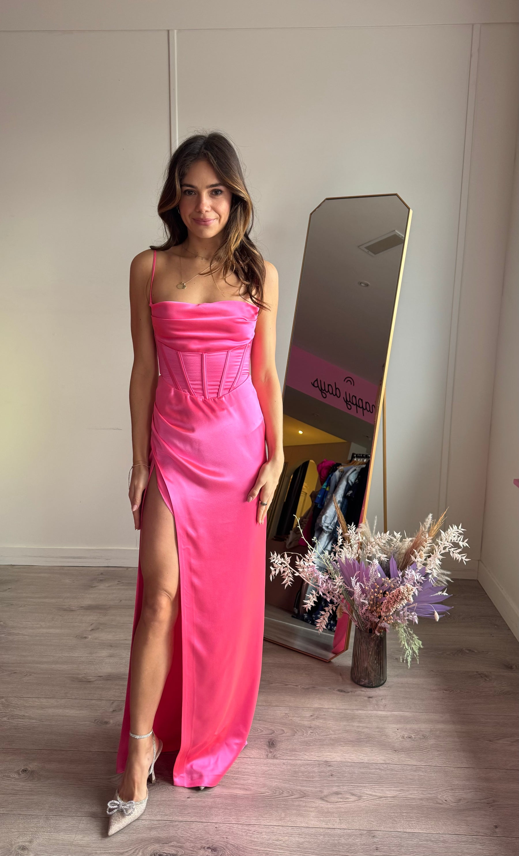 Retrofete Rosa Draped Maxi Dress
