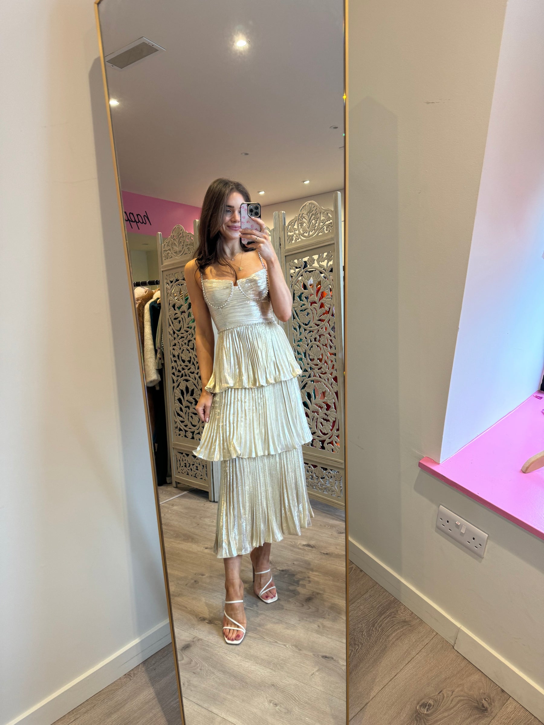 Tiered Midi Dress
