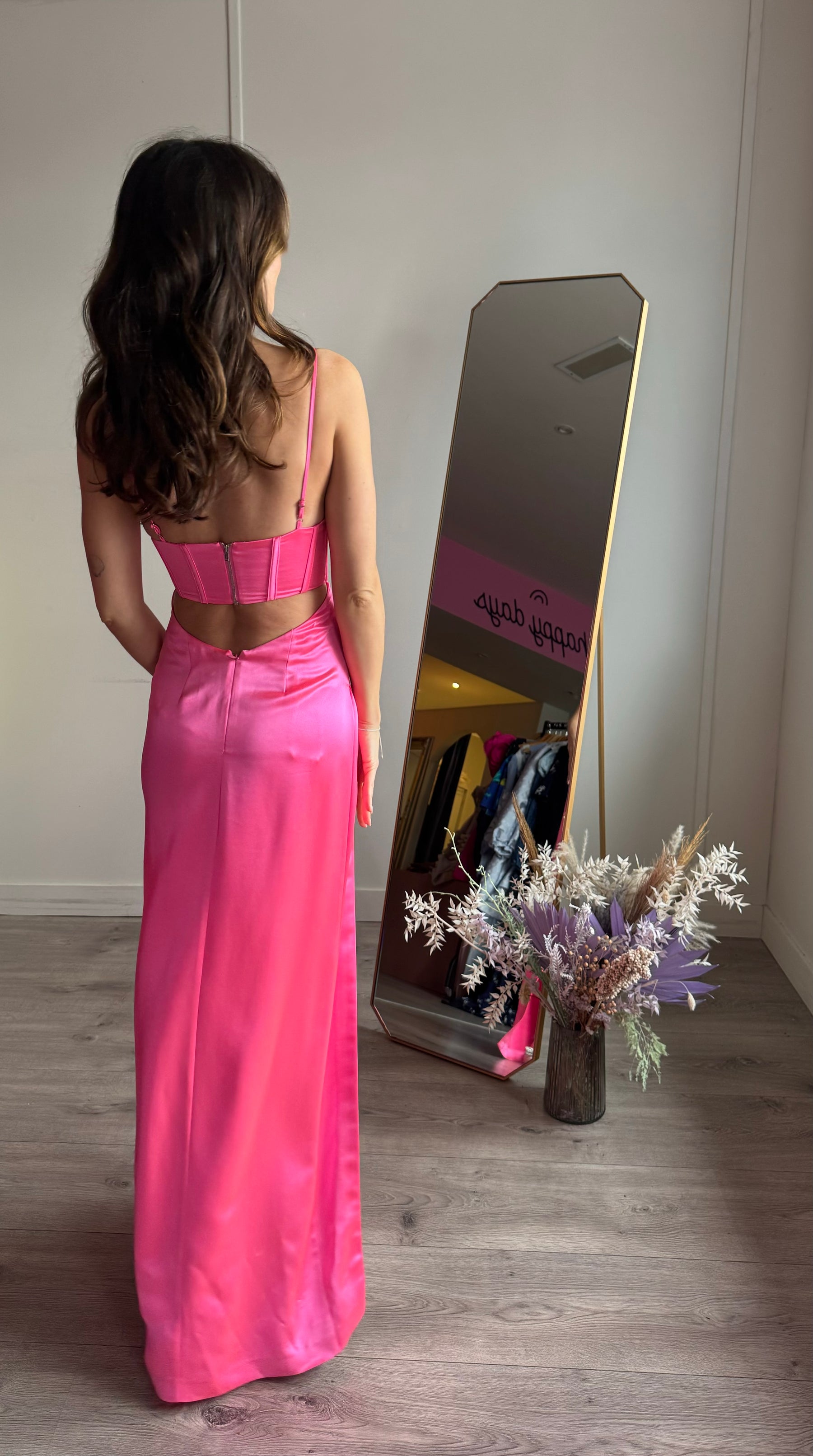 Retrofete Rosa Draped Maxi Dress