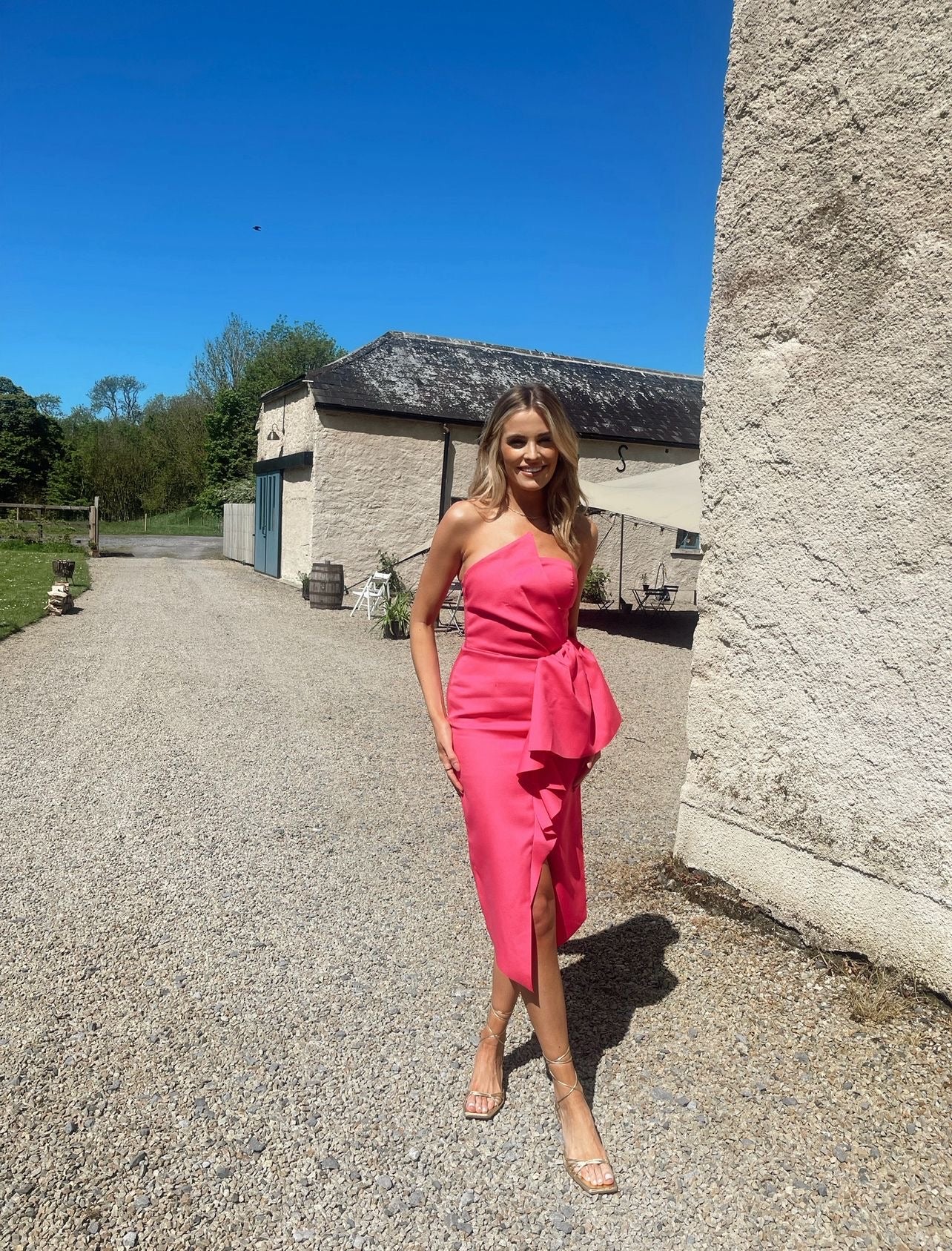 Reception Dress Fuschia