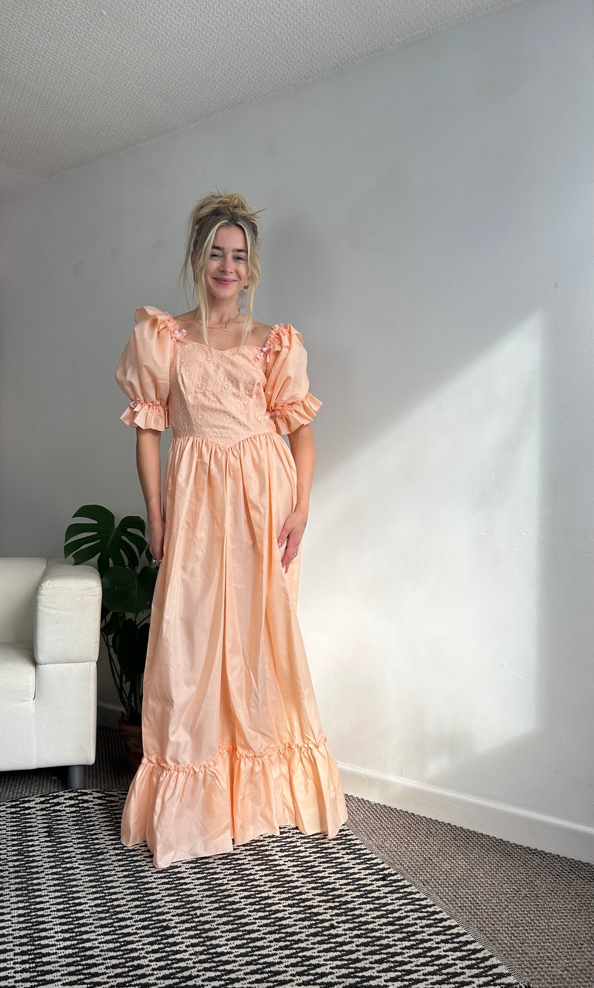 Spice Vintage Peach Maxi Dress