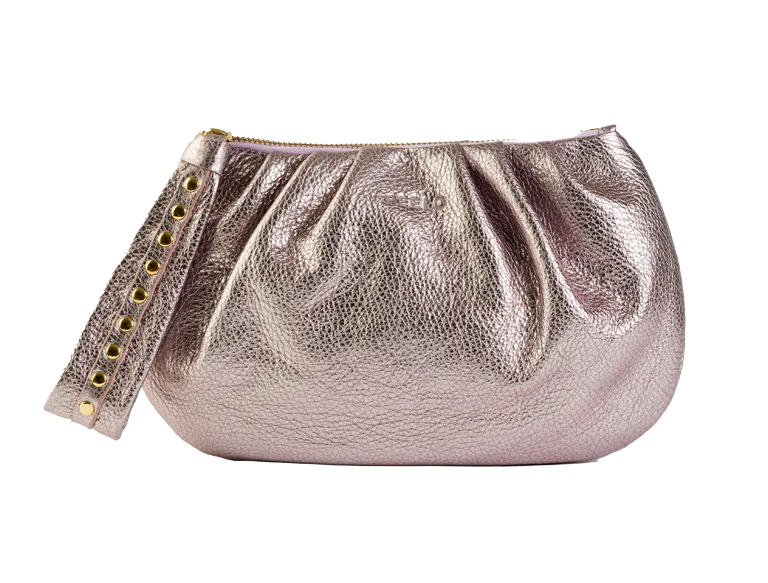 PEELO Cloud Clutch Metallic Pink