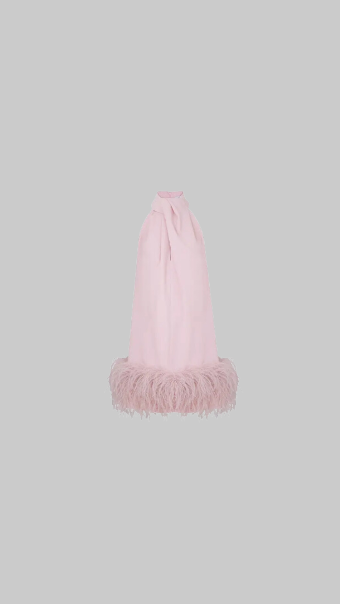 16 Arlington Cynthia Pink Feather Mini Dress