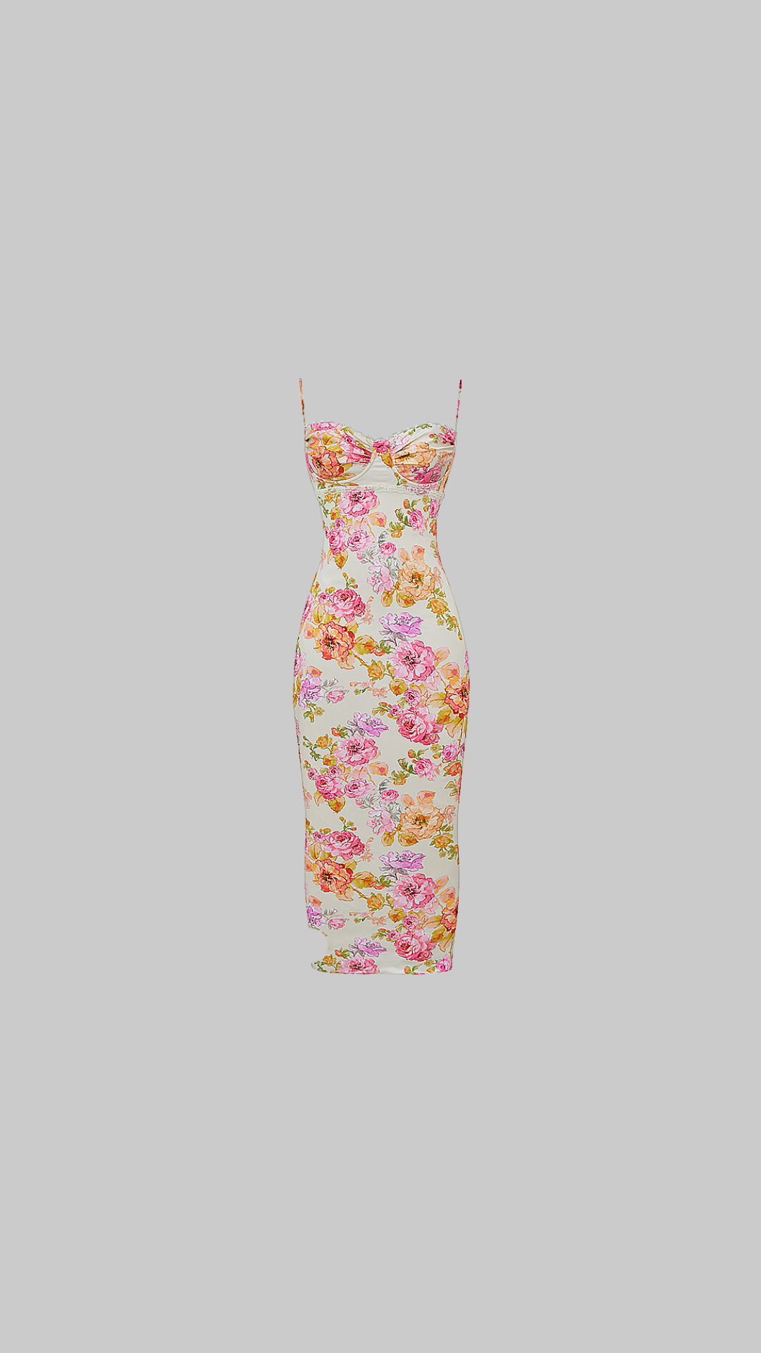 Josefina Ivory Floral Maxi Dress