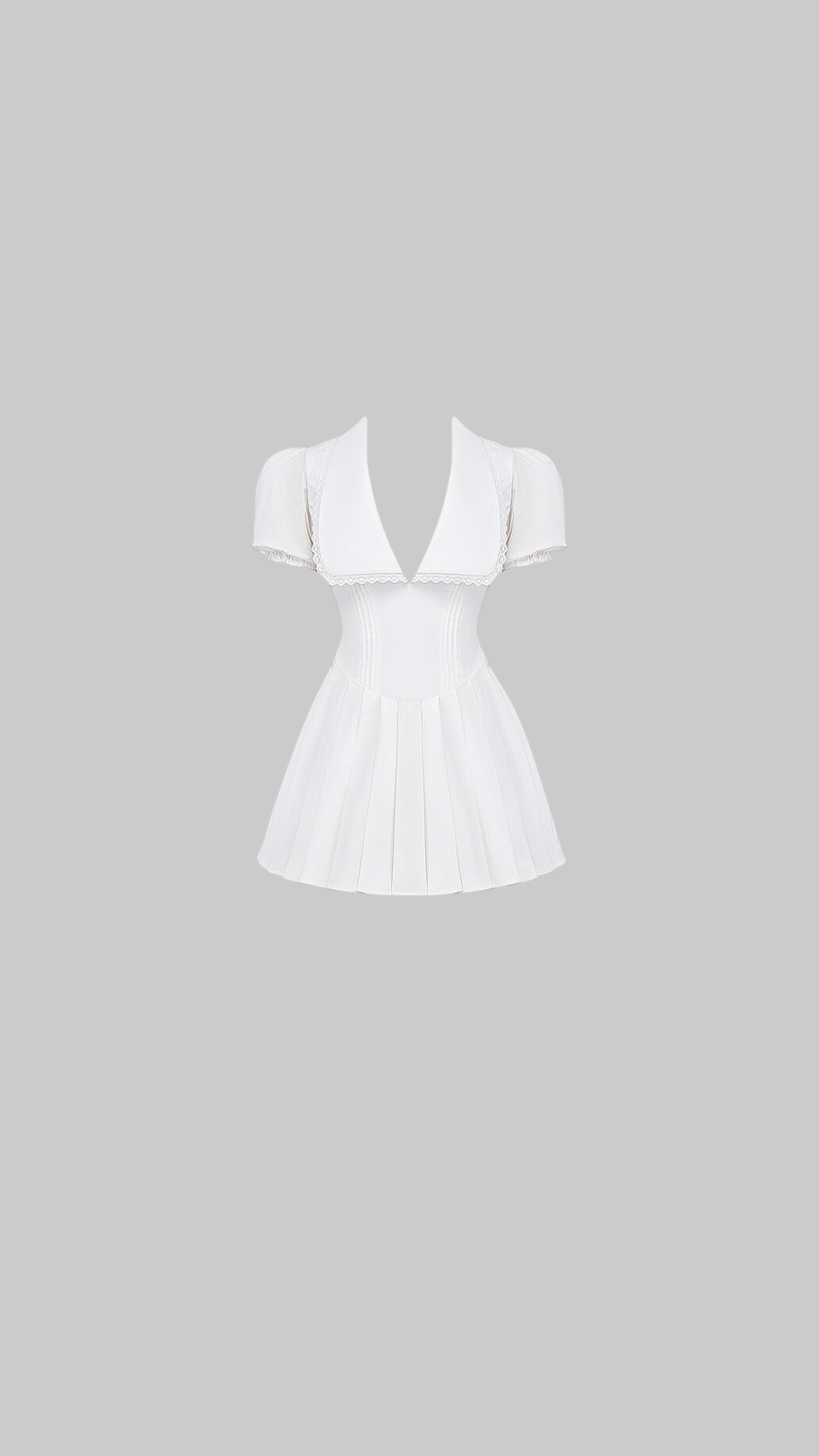 House of CB Piera White Cotton Dress