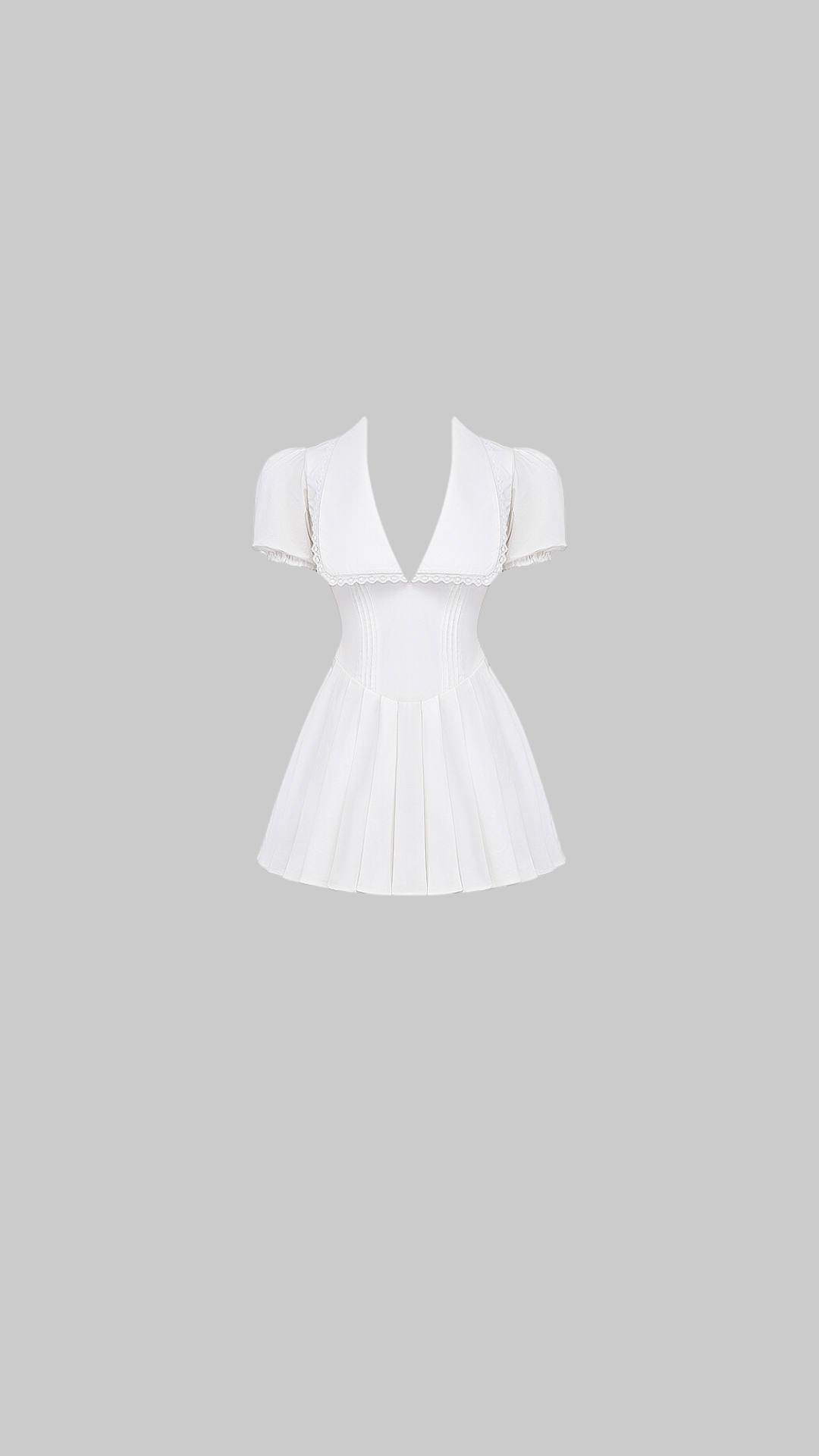 Piera White Cotton Dress
