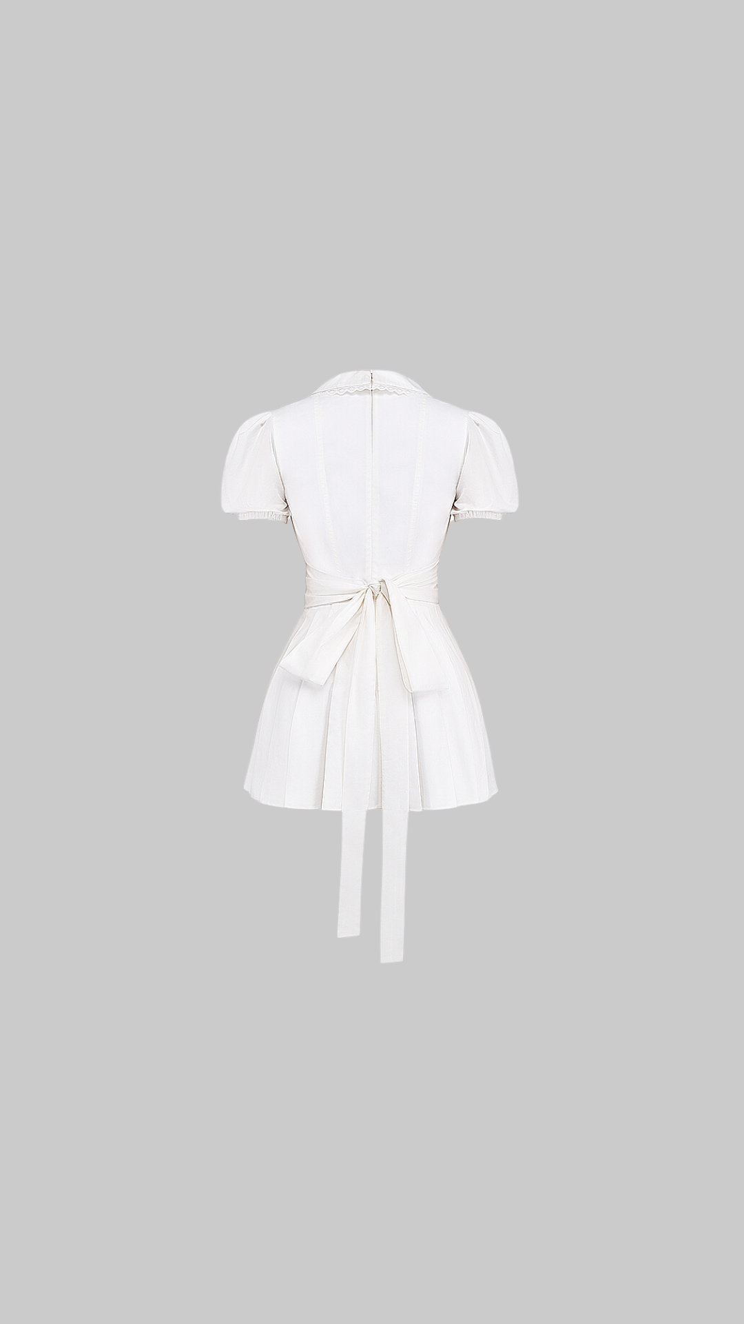 Piera White Cotton Dress