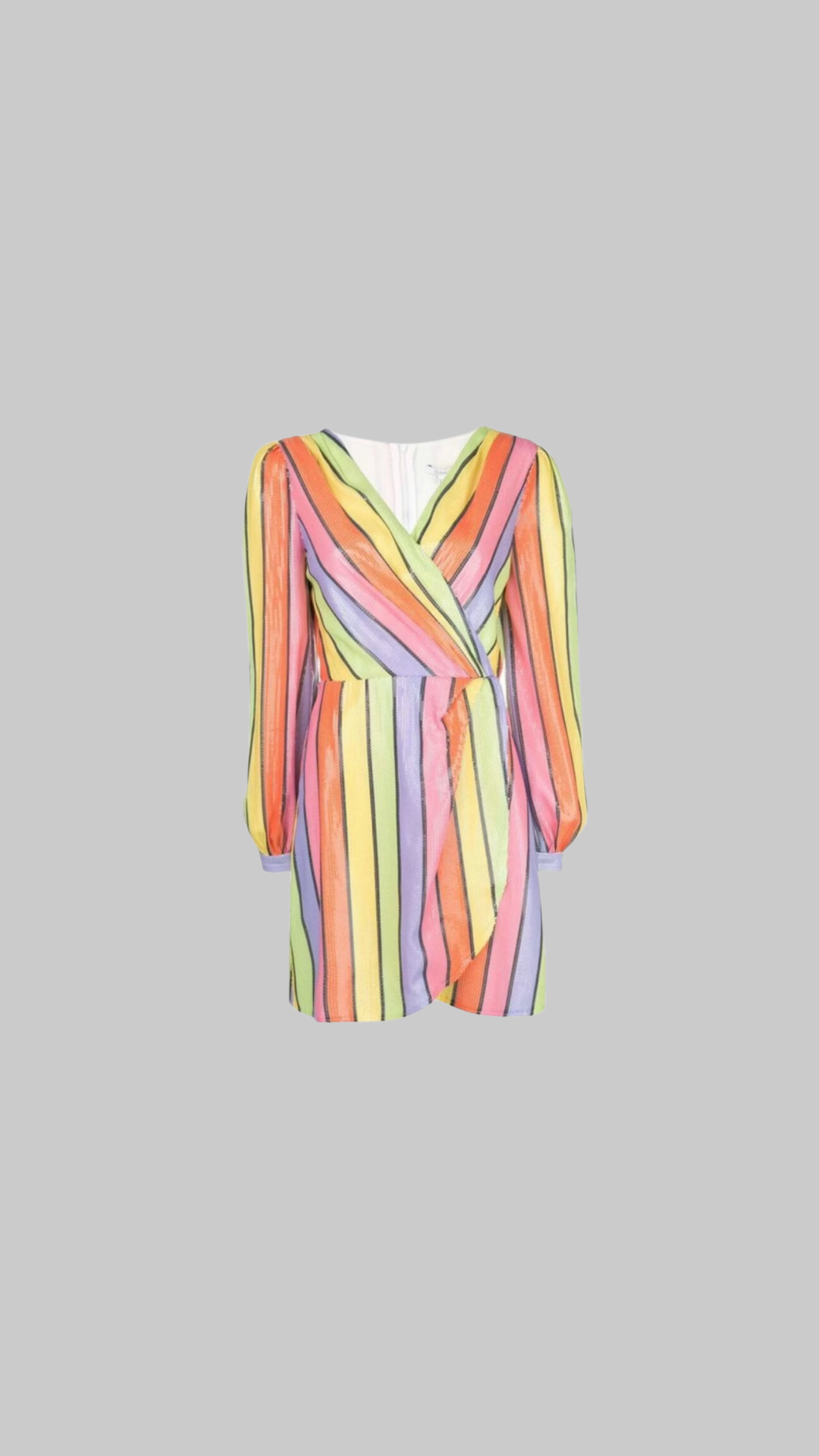Meg Striped Sequin Mini Dress