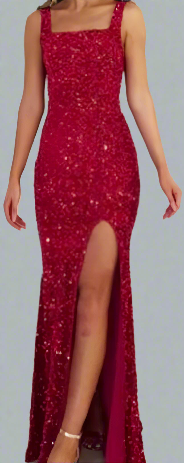 Velvet and Sequin Maxi