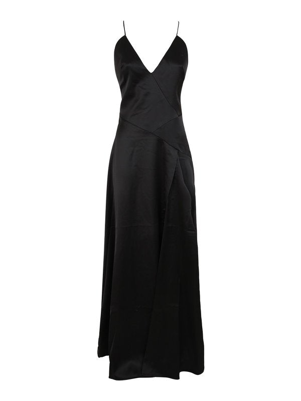 Silky Woven Maxi Slip Dress