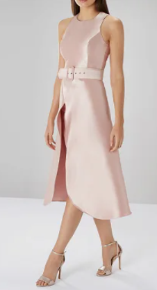 Lizzy Belted Midi Dress