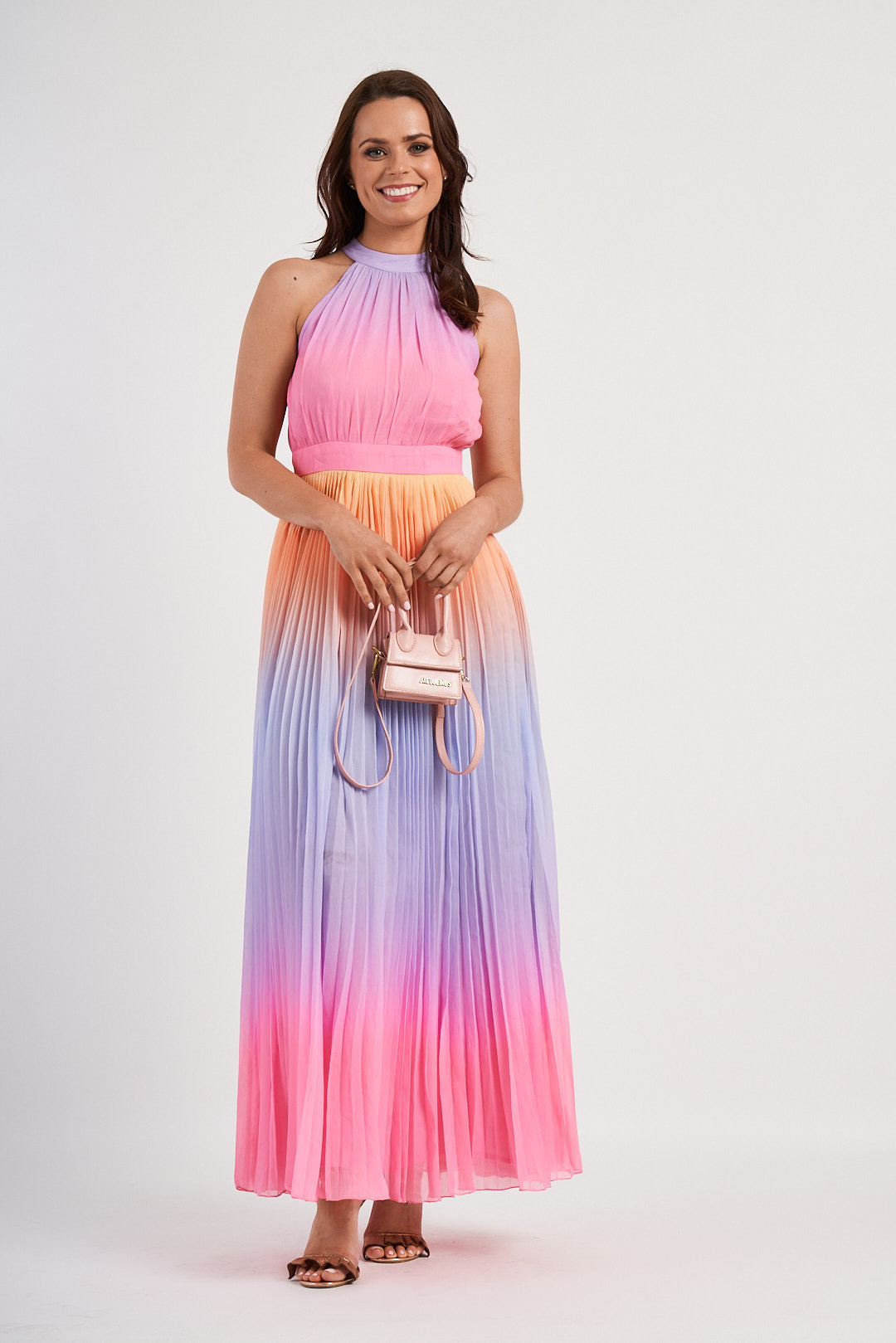 Zale Halterneck Maxi Dress