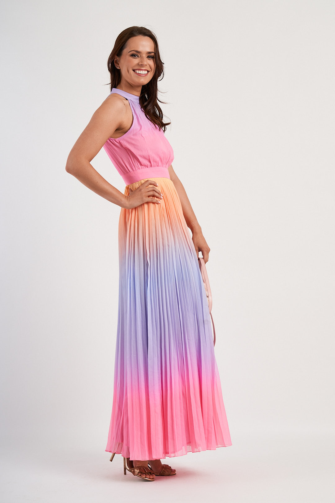 Zale Halterneck Maxi Dress