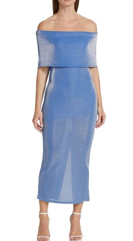 ワンピース ROTATE BIRGER CHRISTENSEN 'Off Shoulder' dress Shop Rotate Birger Christensen Printed Cut-Out Jersey