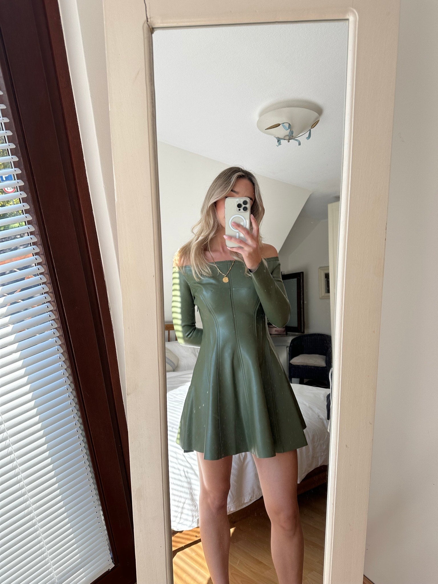 Vegan Leather Grace Dress