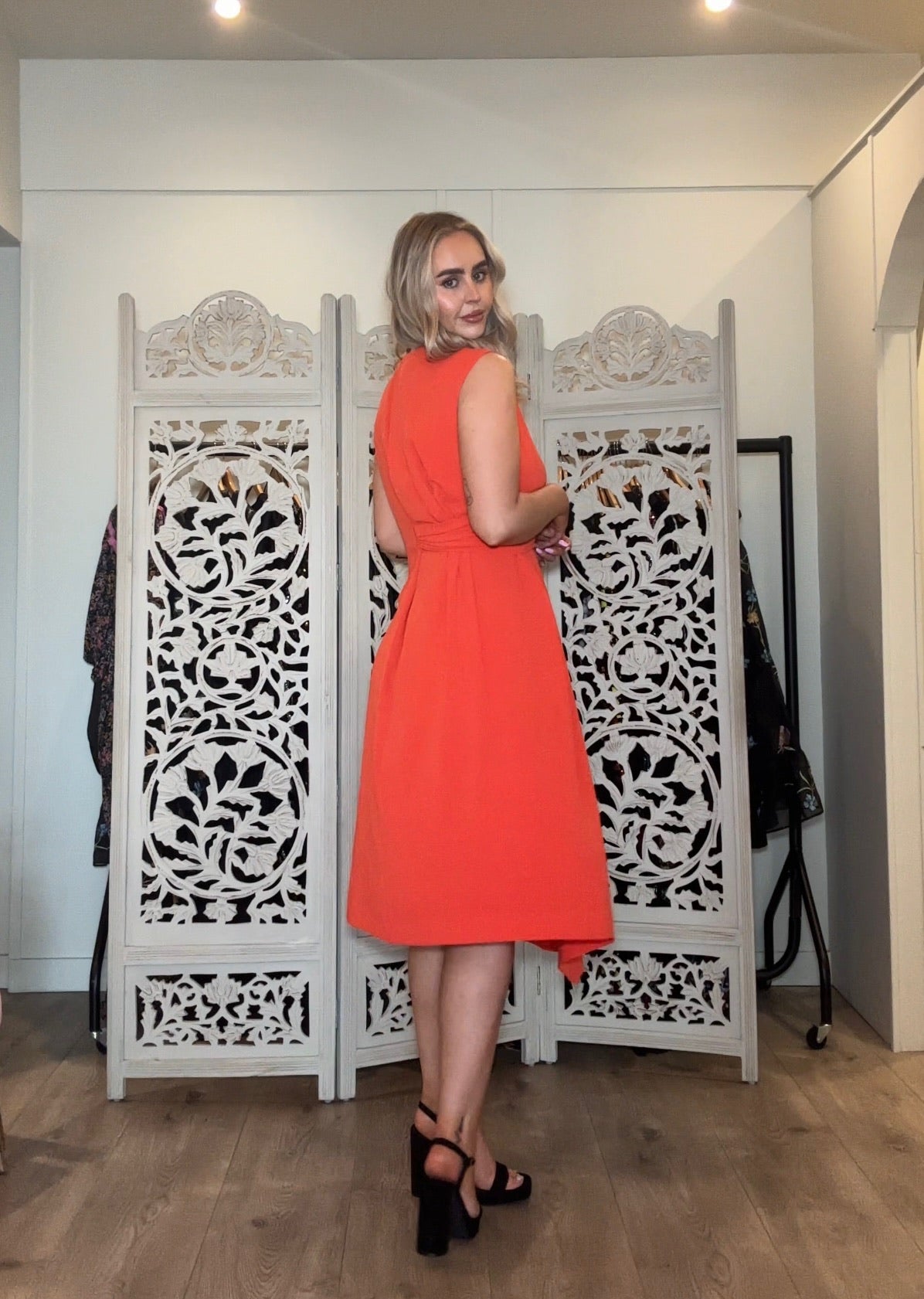 Crepe Cocktail Dress