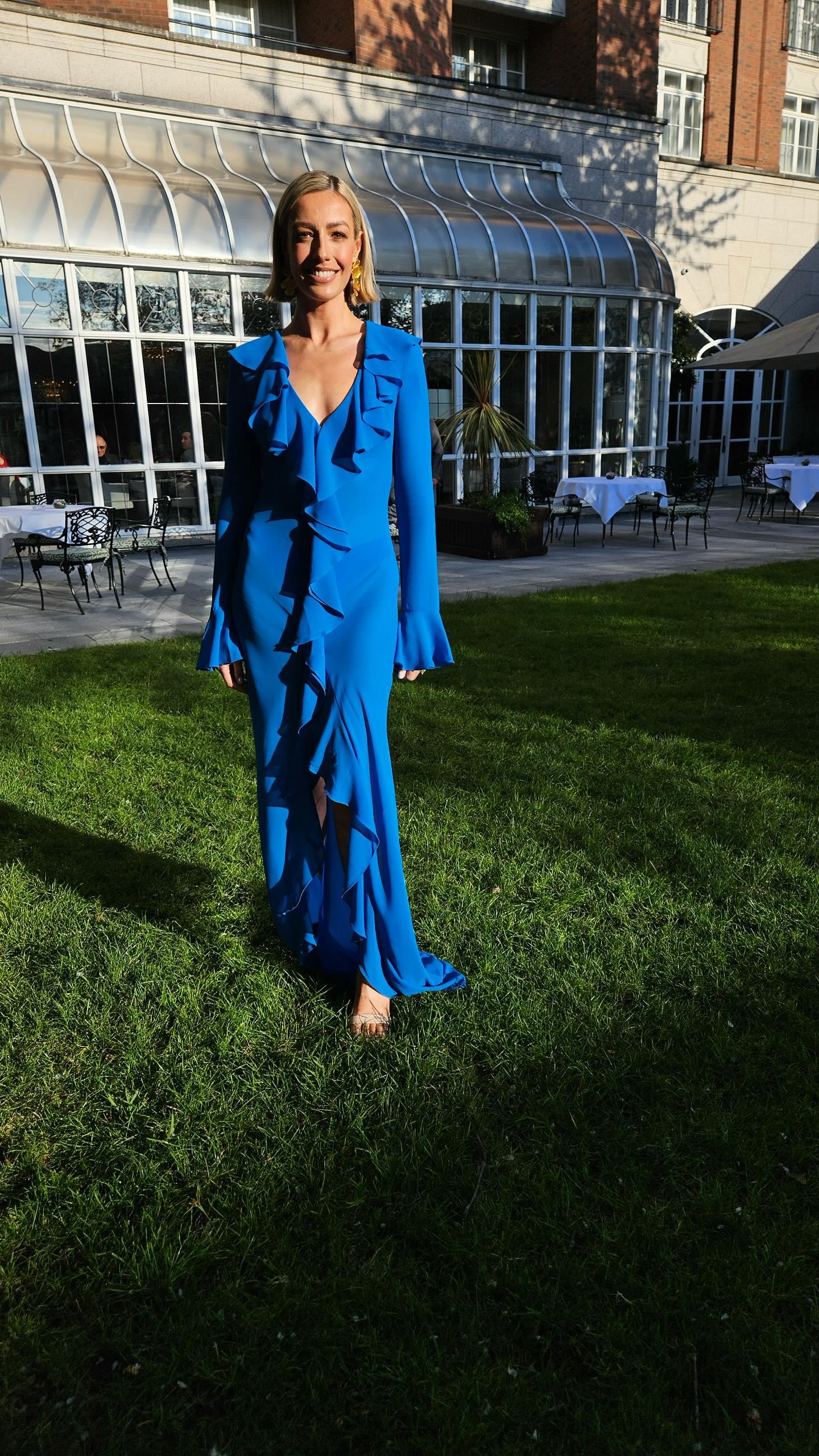 Blue Sheer Maxi