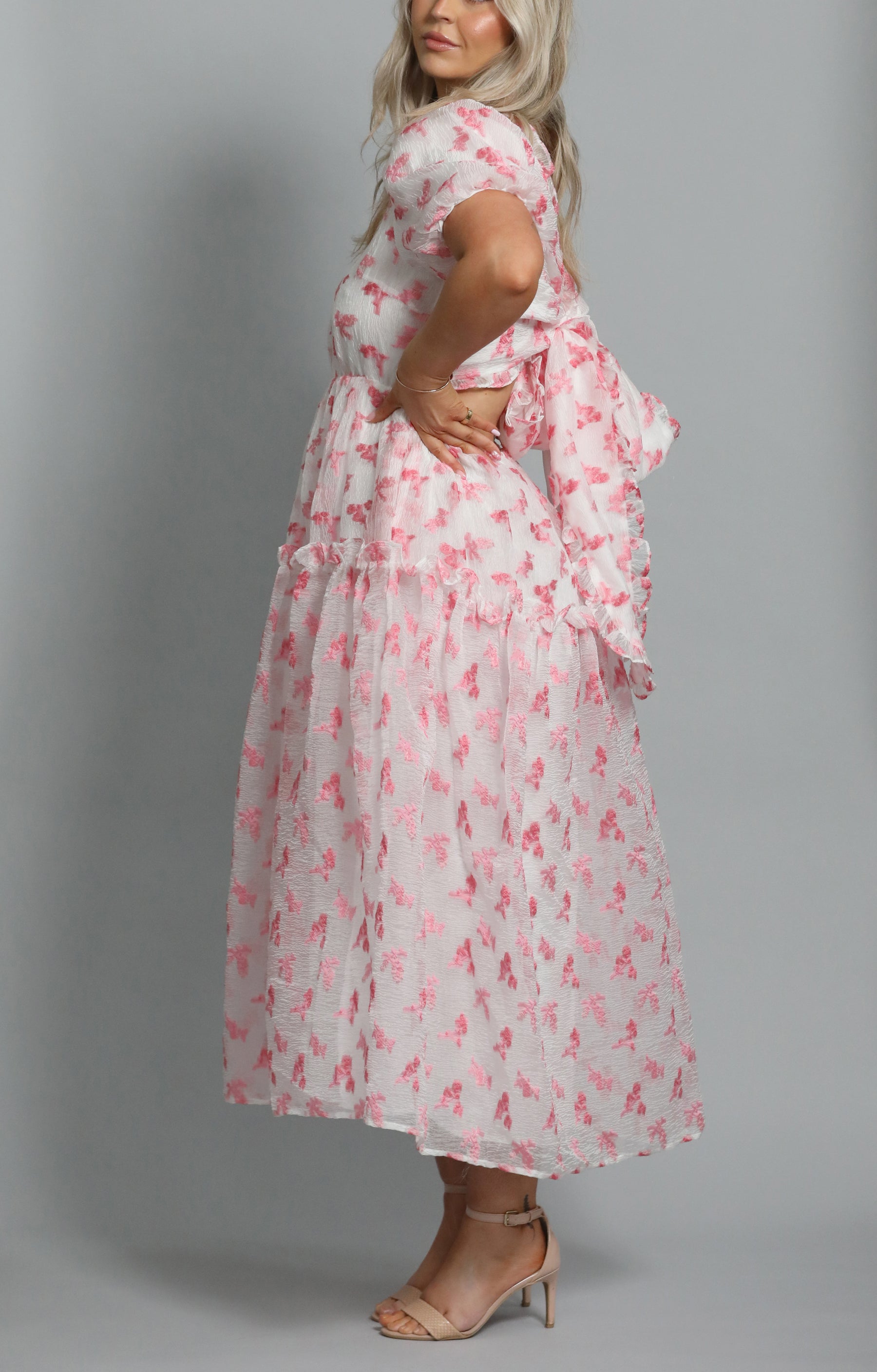 Downtown Jacquard Midi Dress