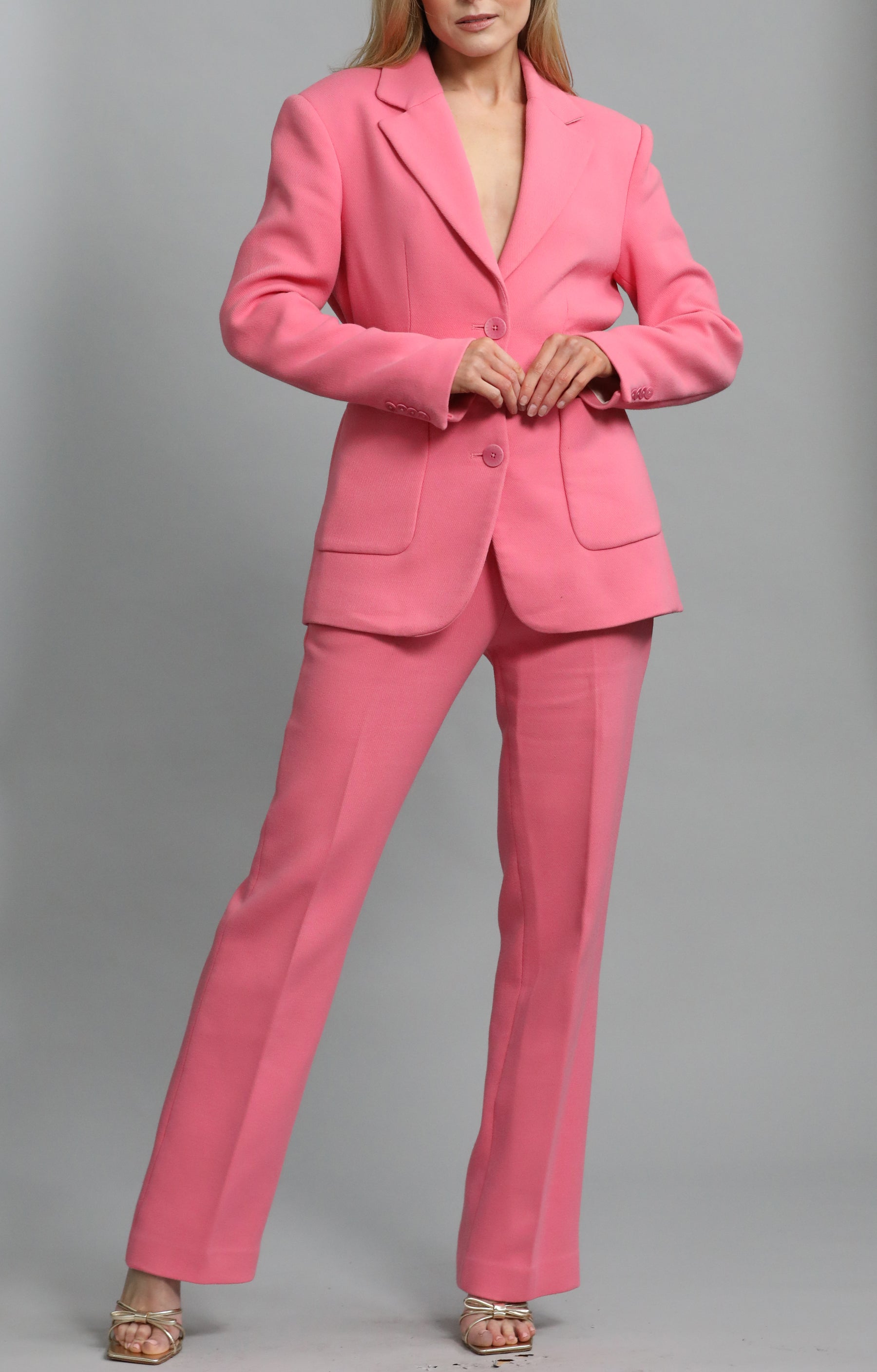 Pink suit