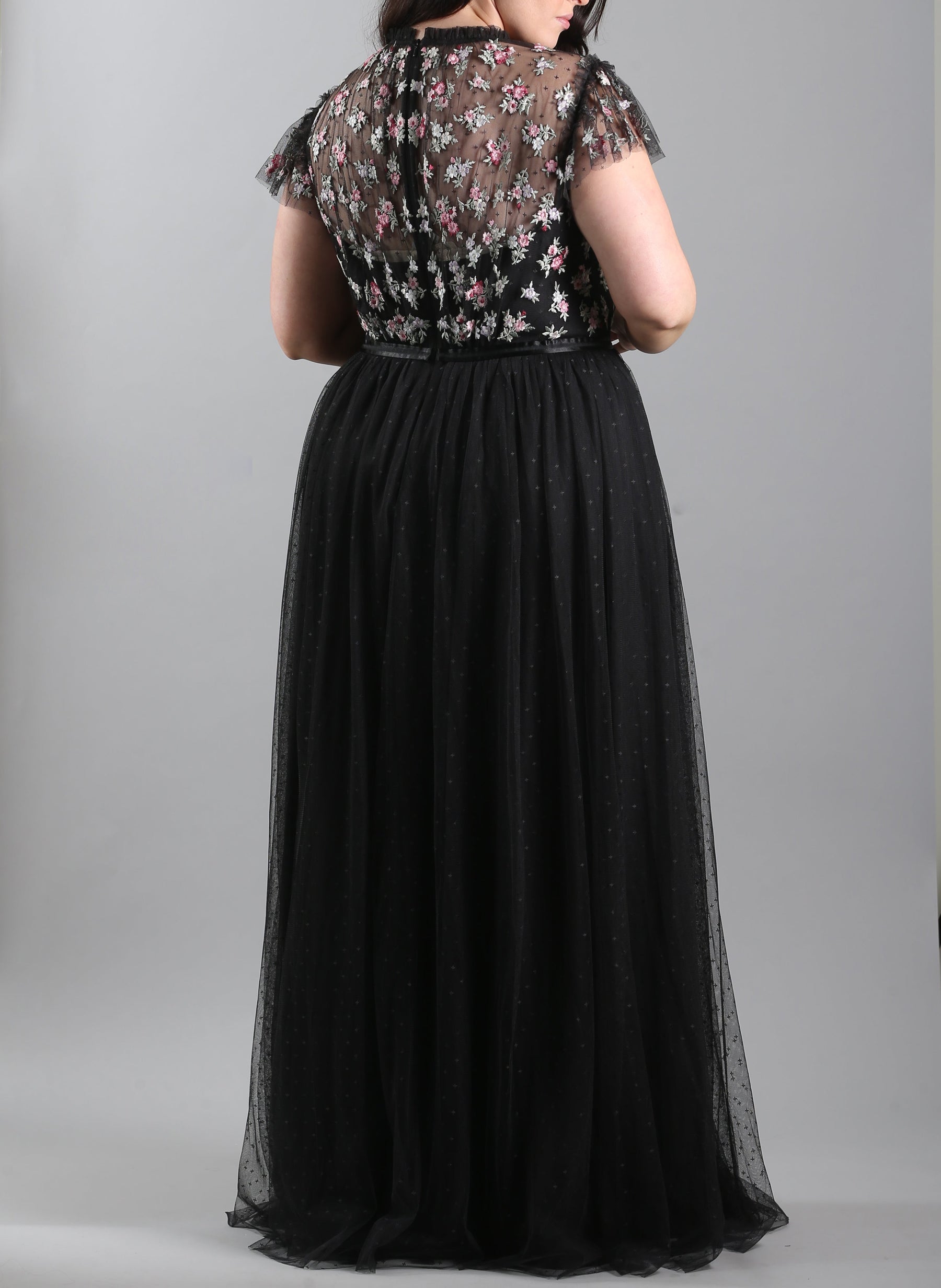 Lovell Ditsy Bodice Gown