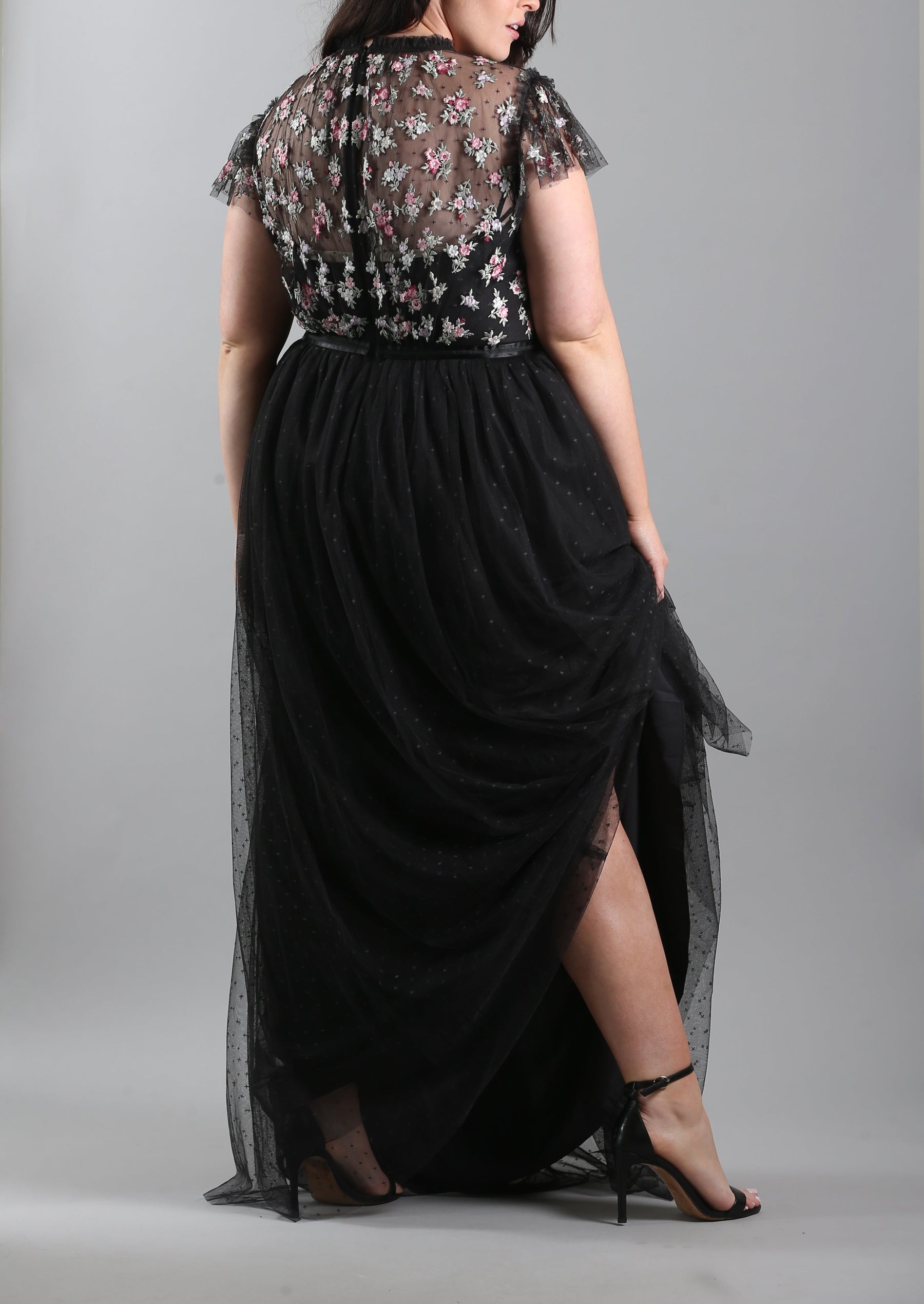 Lovell Ditsy Bodice Gown