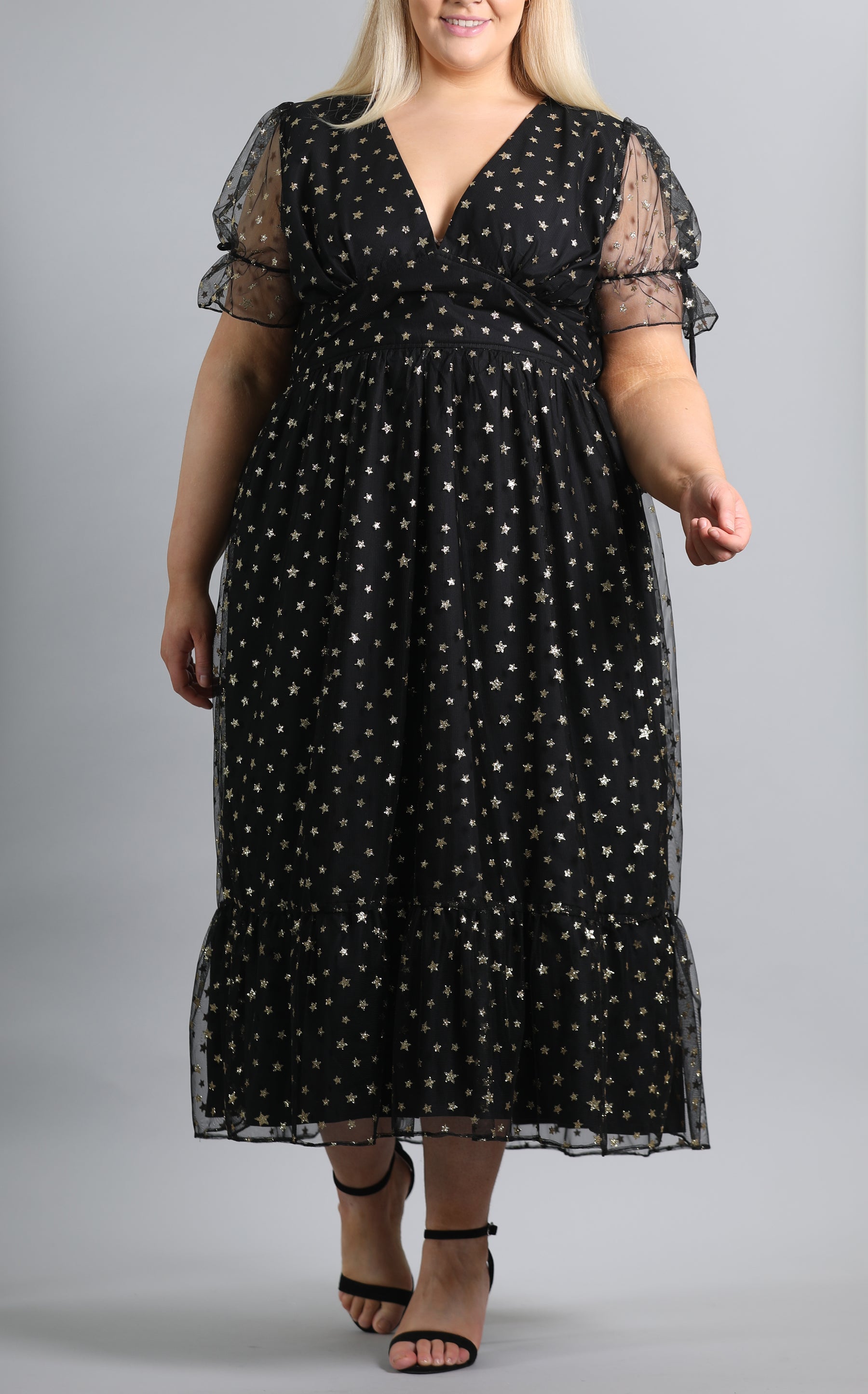 Gold Star Dress