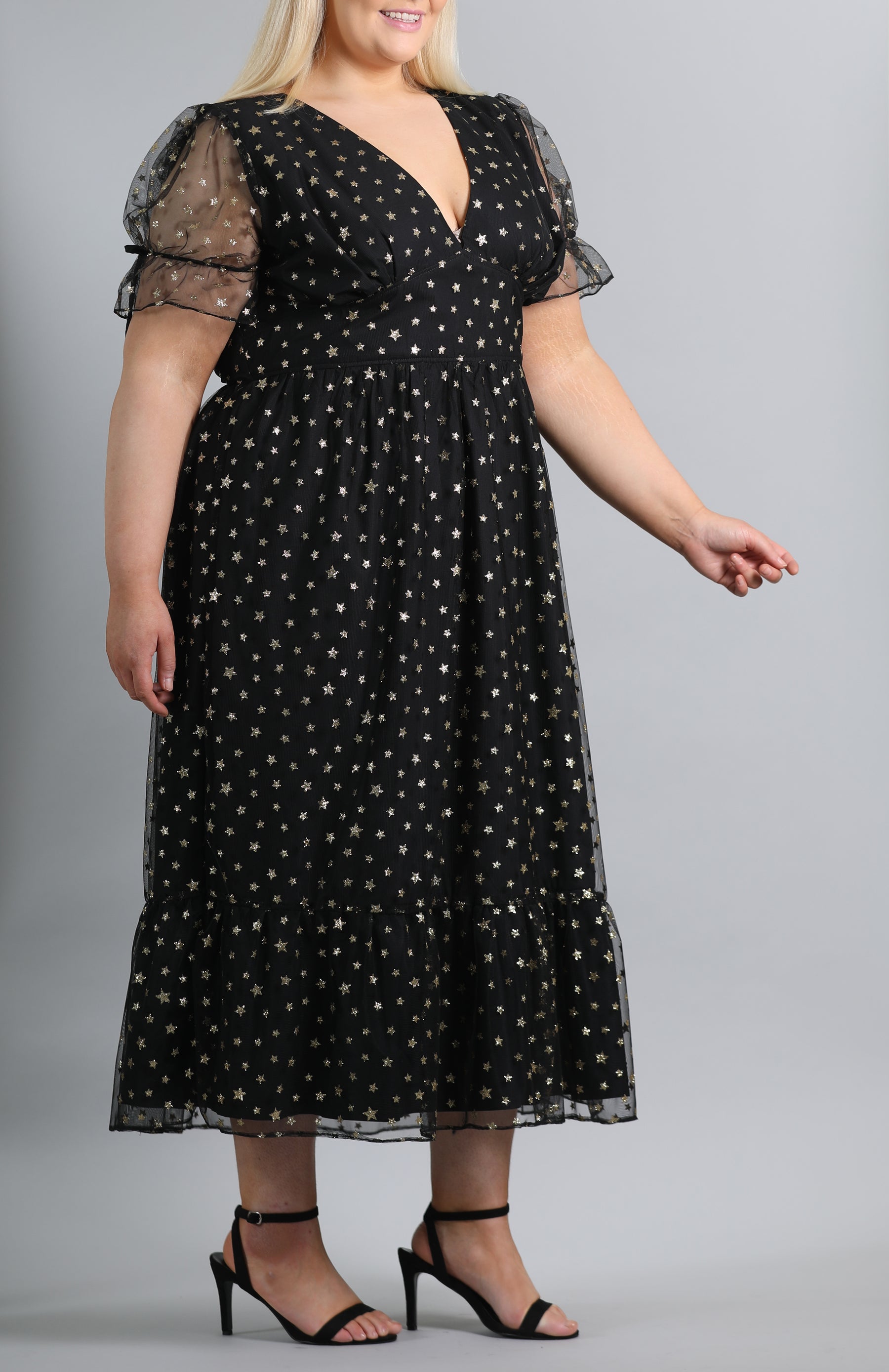 Gold Star Dress