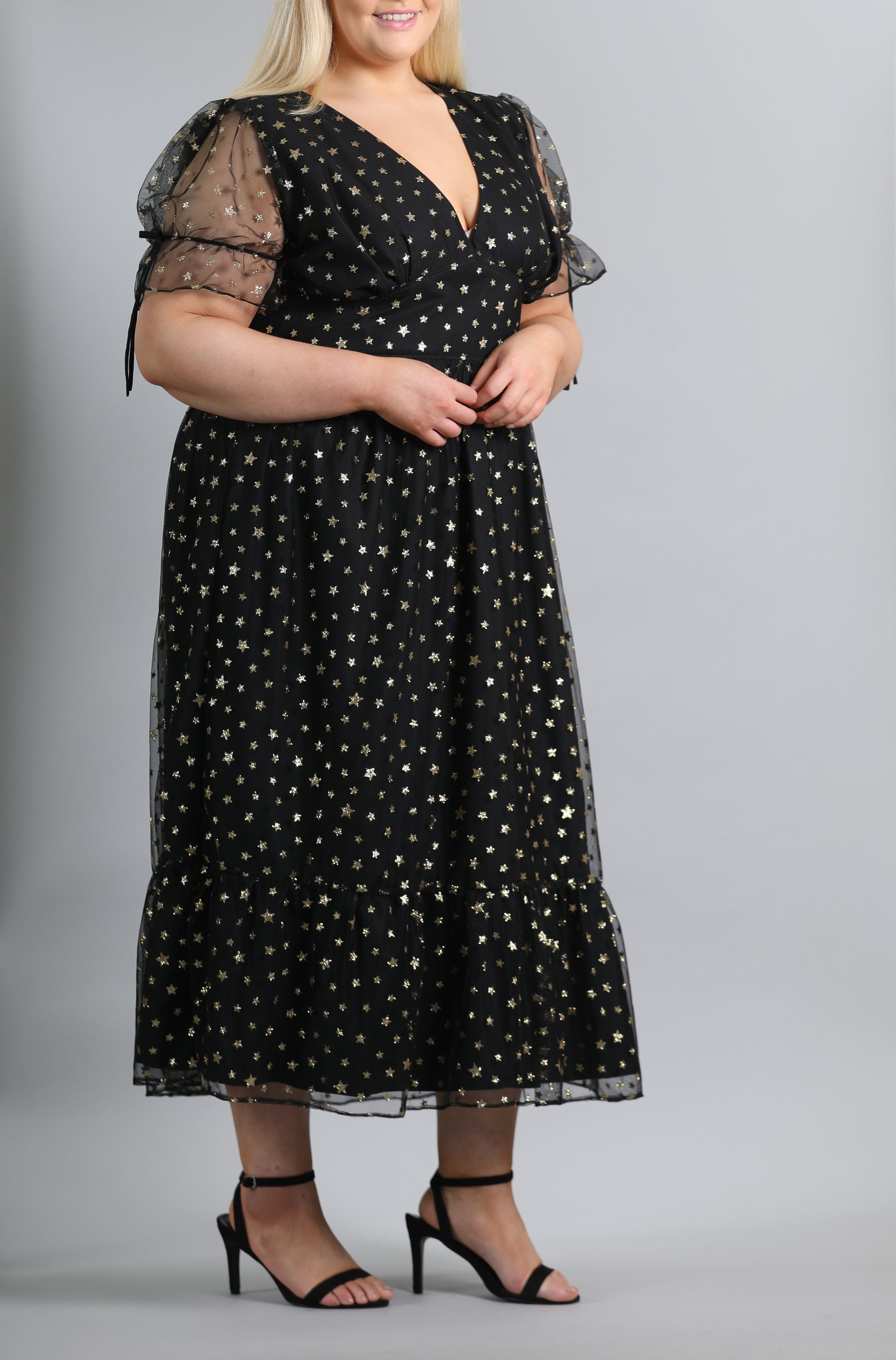 Gold Star Dress
