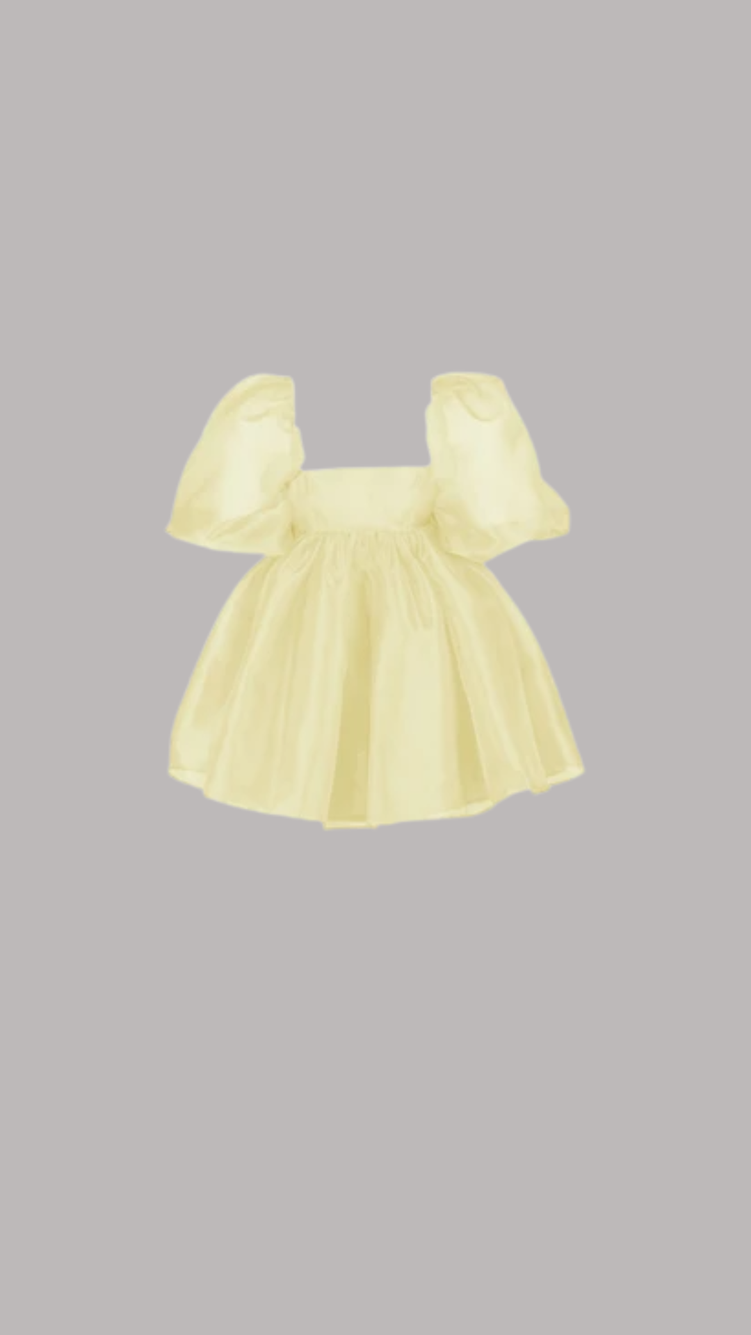 Banana Puff Dress