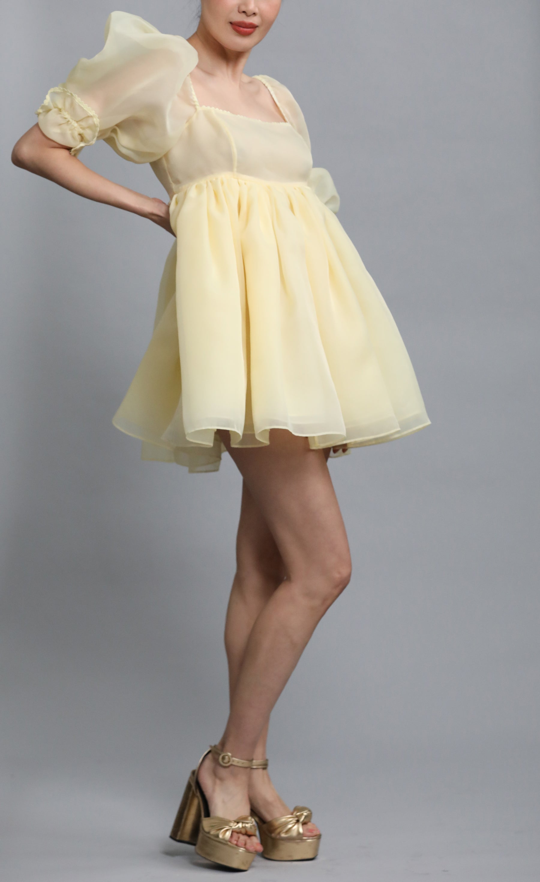 Banana Puff Dress