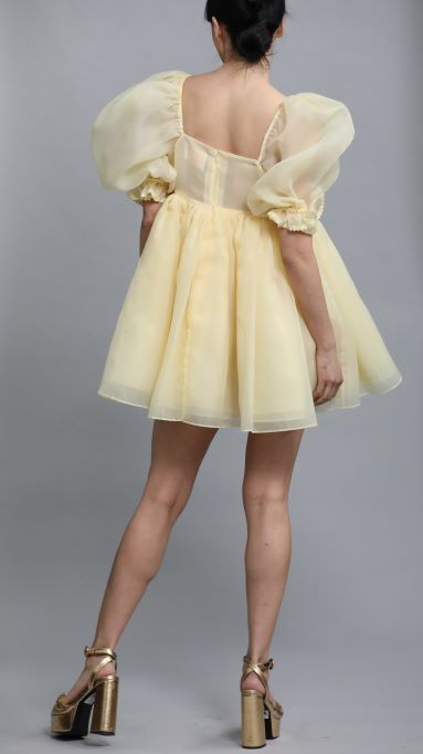 Banana Puff Dress