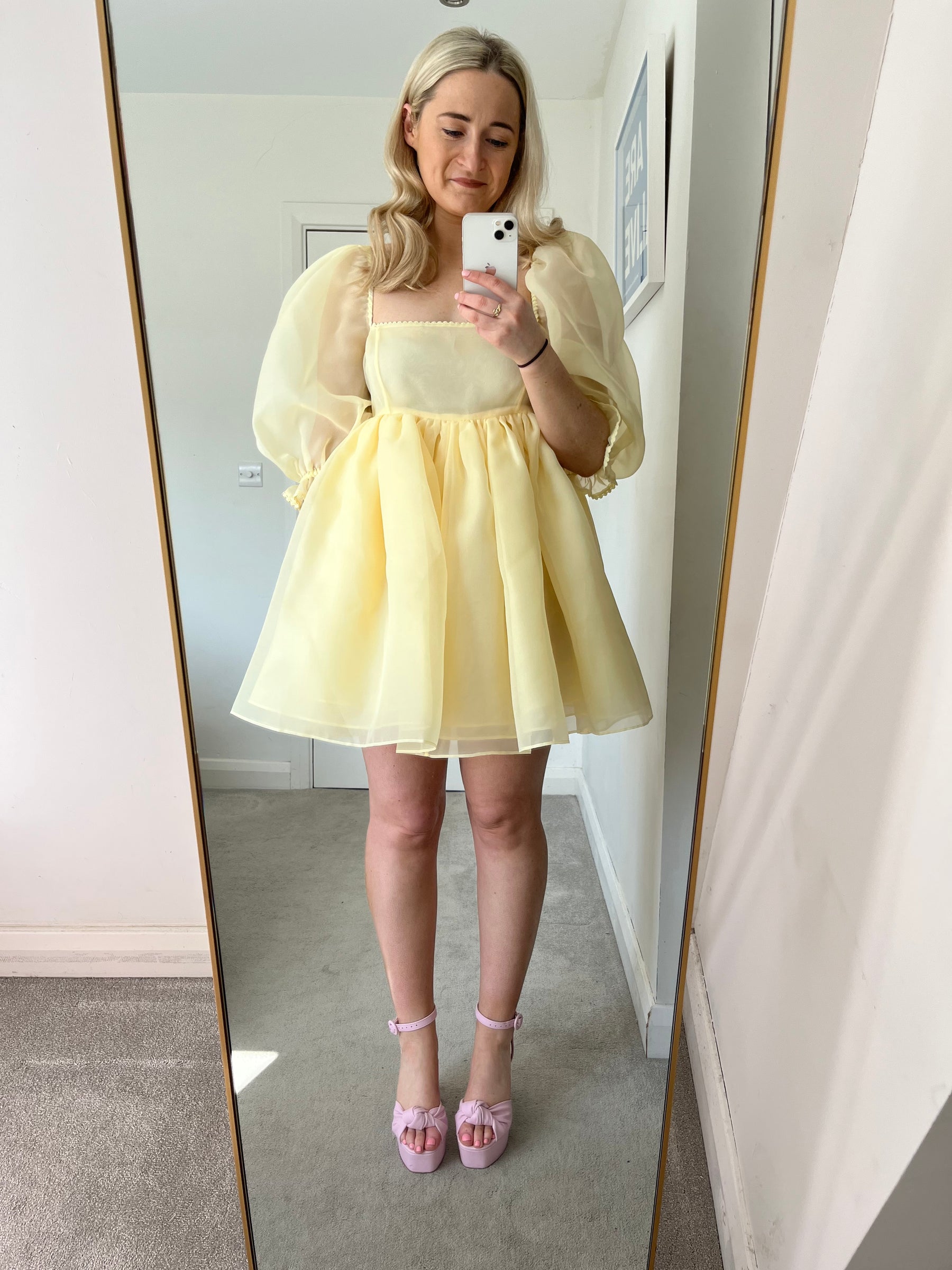 Banana Puff Dress